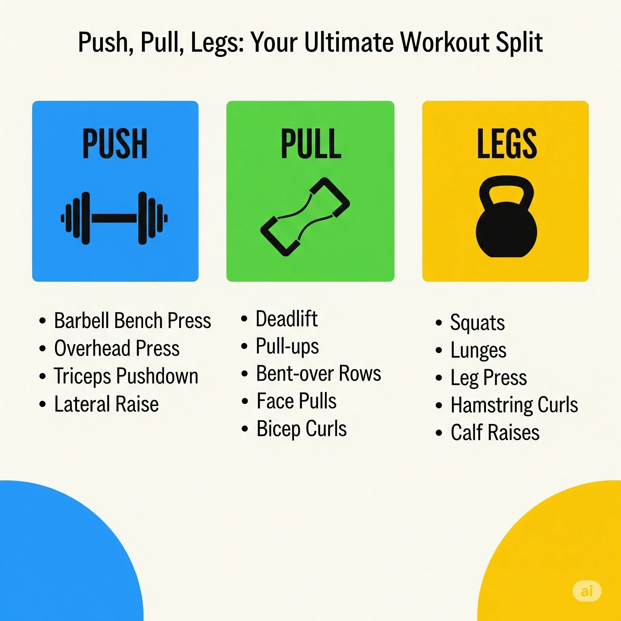 The Definitive Guide to the Push/Pull/Legs (PPL) Workout Split