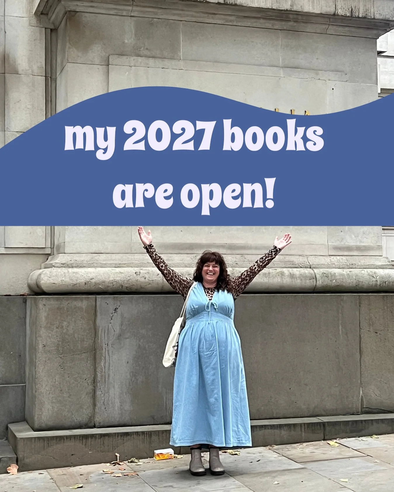 Just in case you&rsquo;ve started dreaming about your 2027 ceremony plans, my books are officially open! I just haven&rsquo;t shouted about it&hellip; until now.

A big thanks to the lovely @cherryandferncelebrations for the reminder to spread the wo