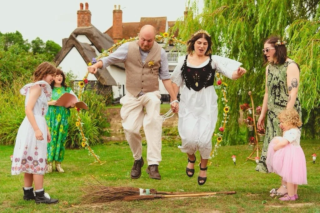 ✨ Ritual ✨

I firmly believe that rituals should be personal and meaningful to you. Not adding something to a wedding or handfasting ceremony because you think you should. 

Jumping the broom is a pagan ritual in which you jump into the next phase of