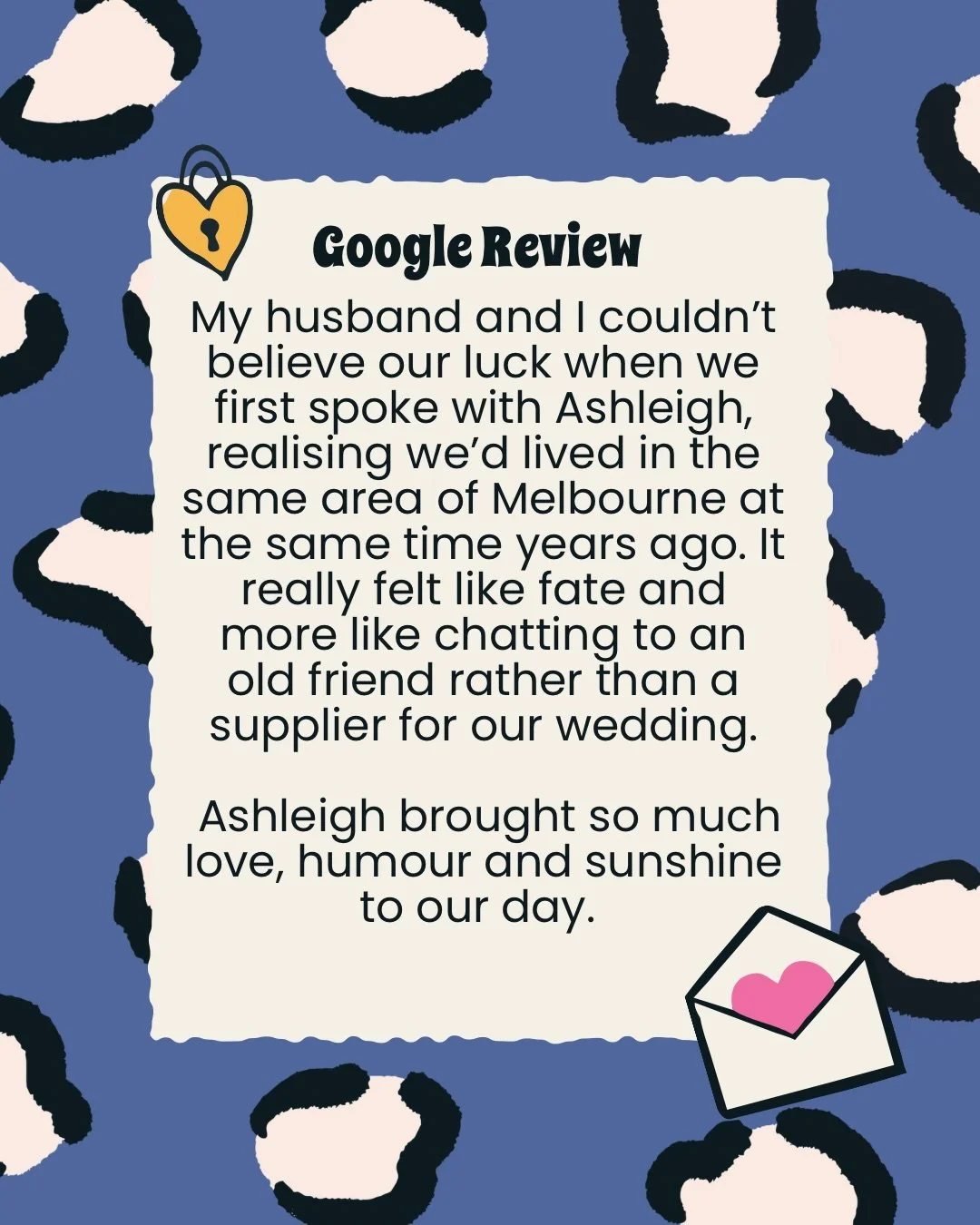 Sharing this wonderful review from Harry &amp; Aysha. They were a dream to work with and I didn&rsquo;t want to leave! 

We are in full planning a prep mode at celebrant HQ, with my first wedding of the season in April! It really is an honour to be p