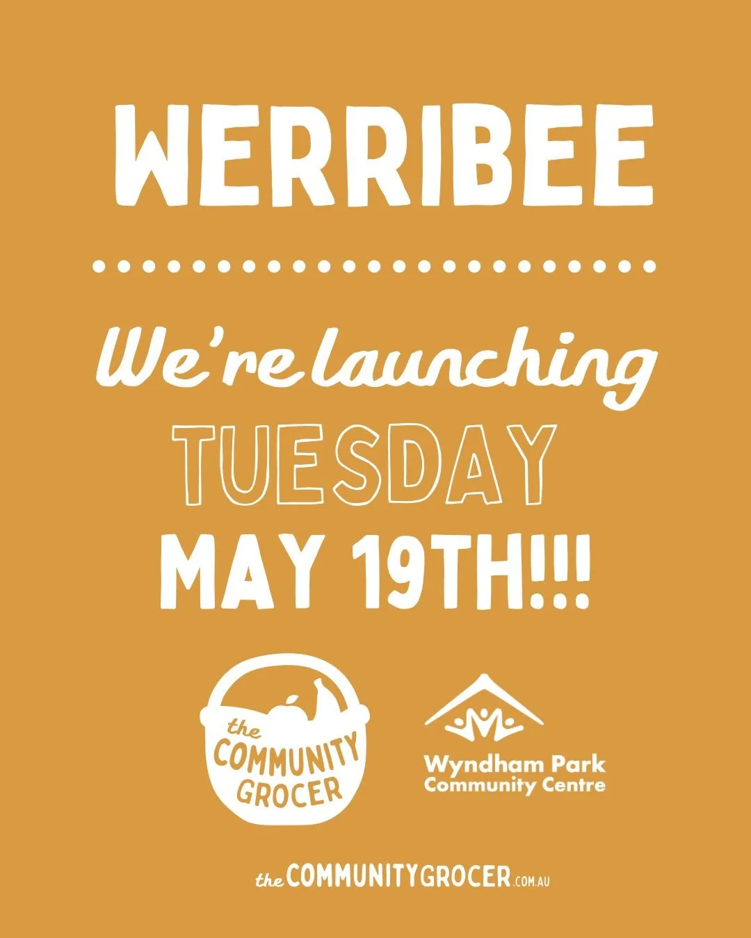 It&rsquo;s just under two weeks till we launch! 🚀✨

 From May 19th, you&rsquo;ll be able to find us
⏰Every Tuesday from 8:30am-12:30pm
📍at Wyndham Park Community Centre

We&rsquo;re bringing our fresh, high-quality, affordable, and culturally relev