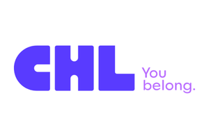 Logo with large purple 'CHL' letters and small purple text 'You belong.'