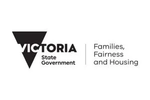 Victoria State Government logo with text 'Families, Fairness and Housing'
