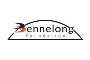 Benelong Foundation logo with stylized black and orange text and a curved line