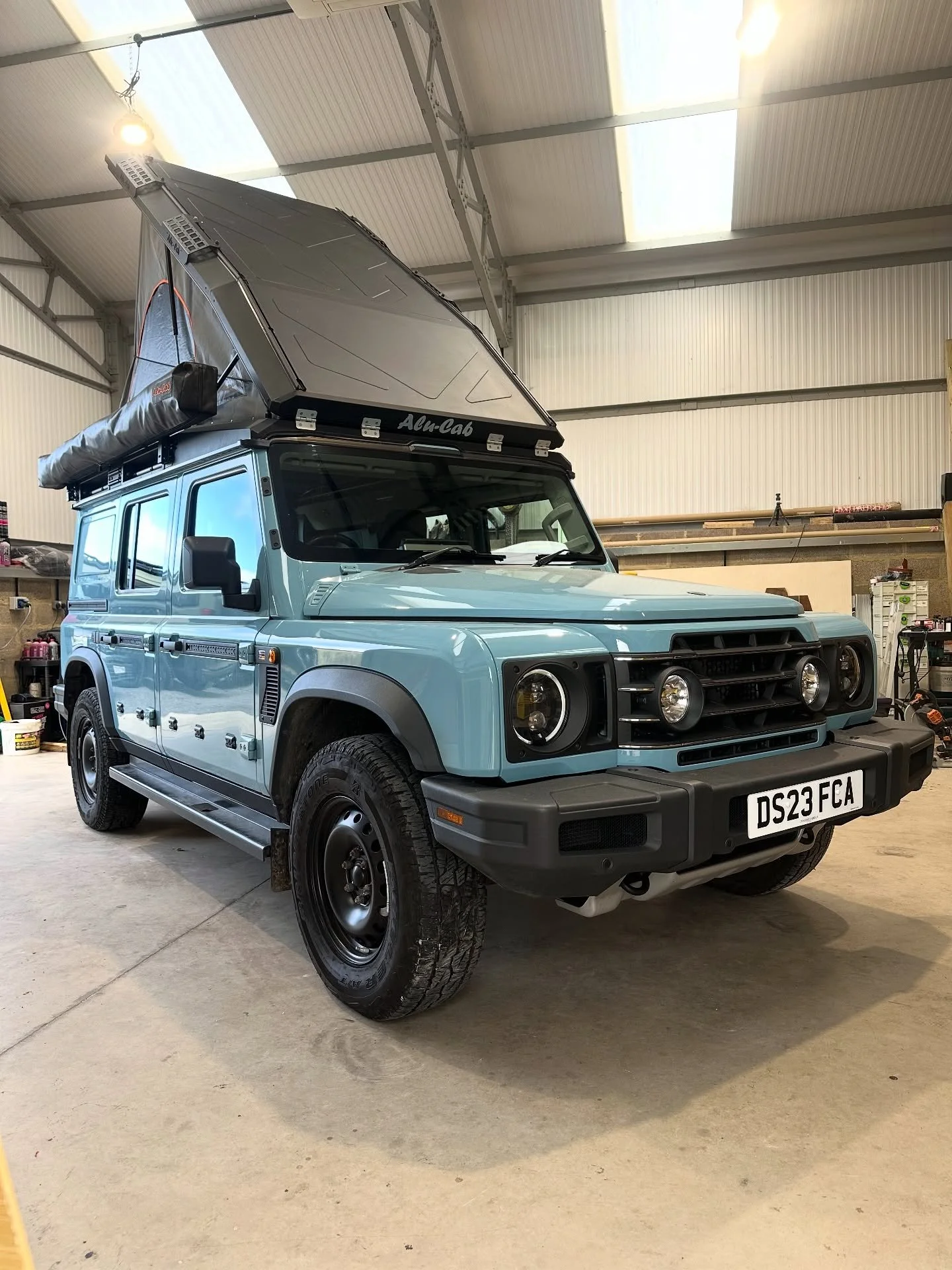 🔧 Grenadier upgrade complete.

We&rsquo;ve fitted the @alucab_official Silenus roof conversion and Shadow 270&deg; awning, integrated warm white spotless LED lighting into the interior finishing trim, relocated the OEM interior light and installed s