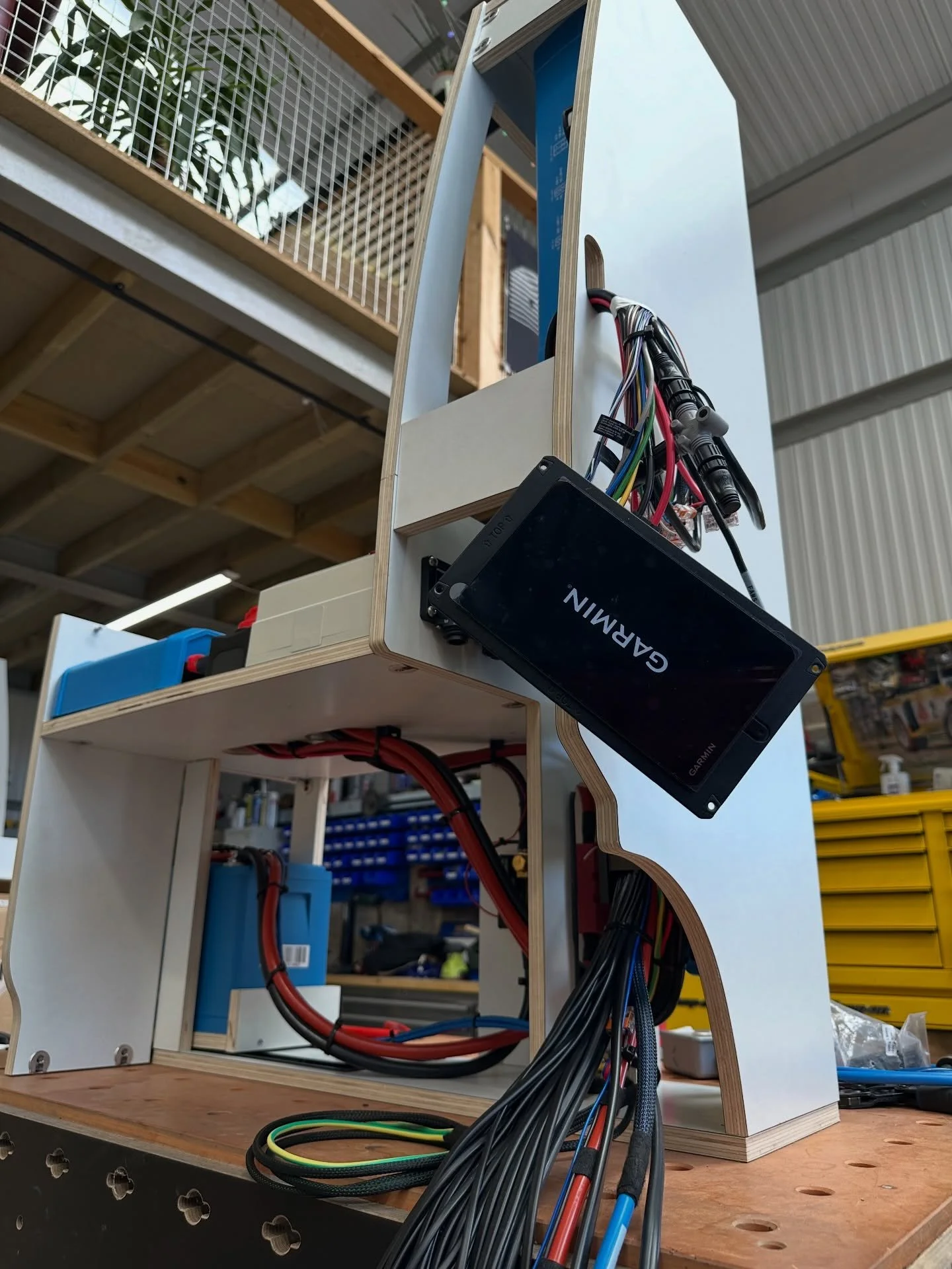 A closer look at one of the plug-and-play electrical systems we&rsquo;ve been building on commission for another campervan builder ⚡️

We supply fully pre-made looms that run around the van, with this compact system slotting neatly into their units &