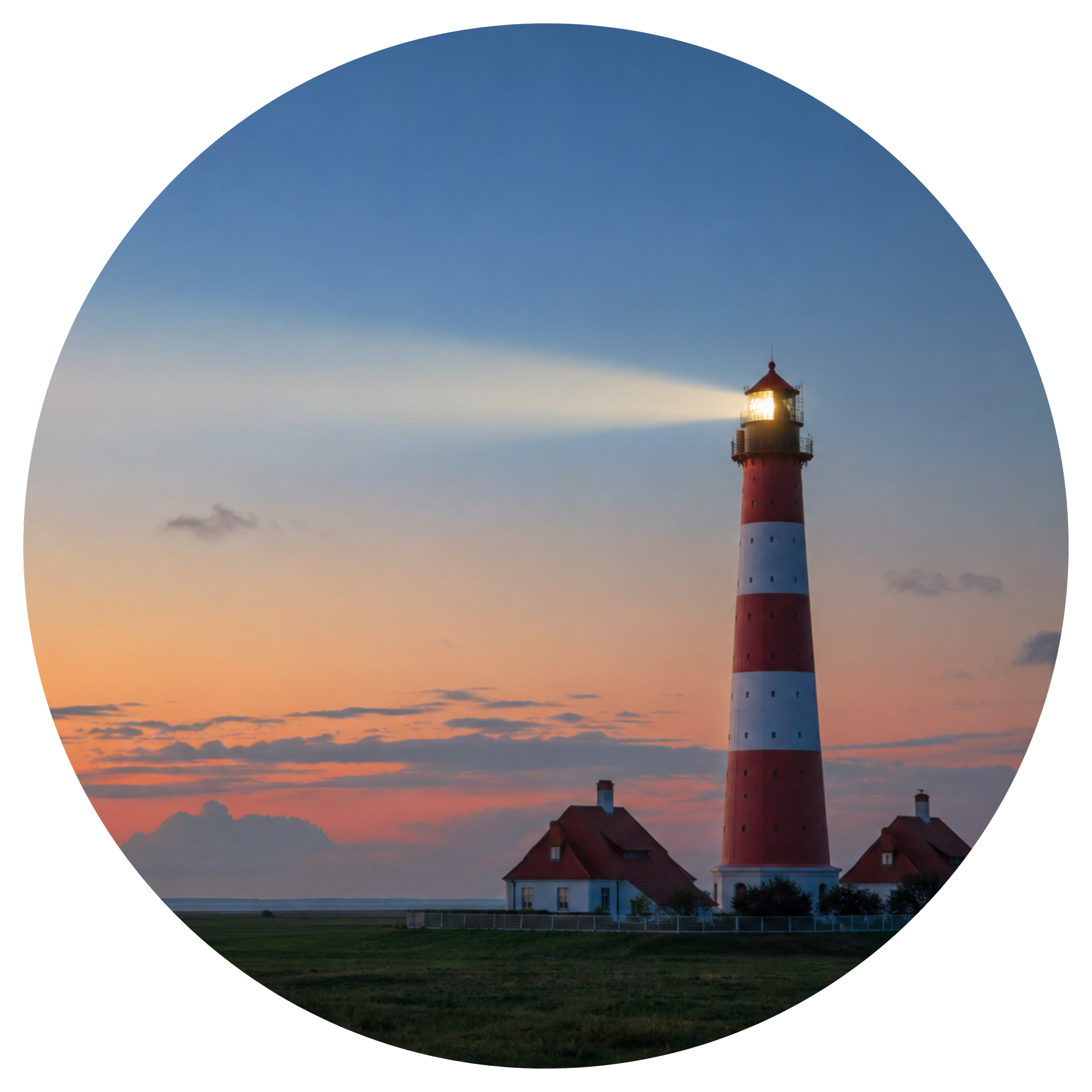 Du bist nicht der Sturm. Du bist der Leuchtturm.