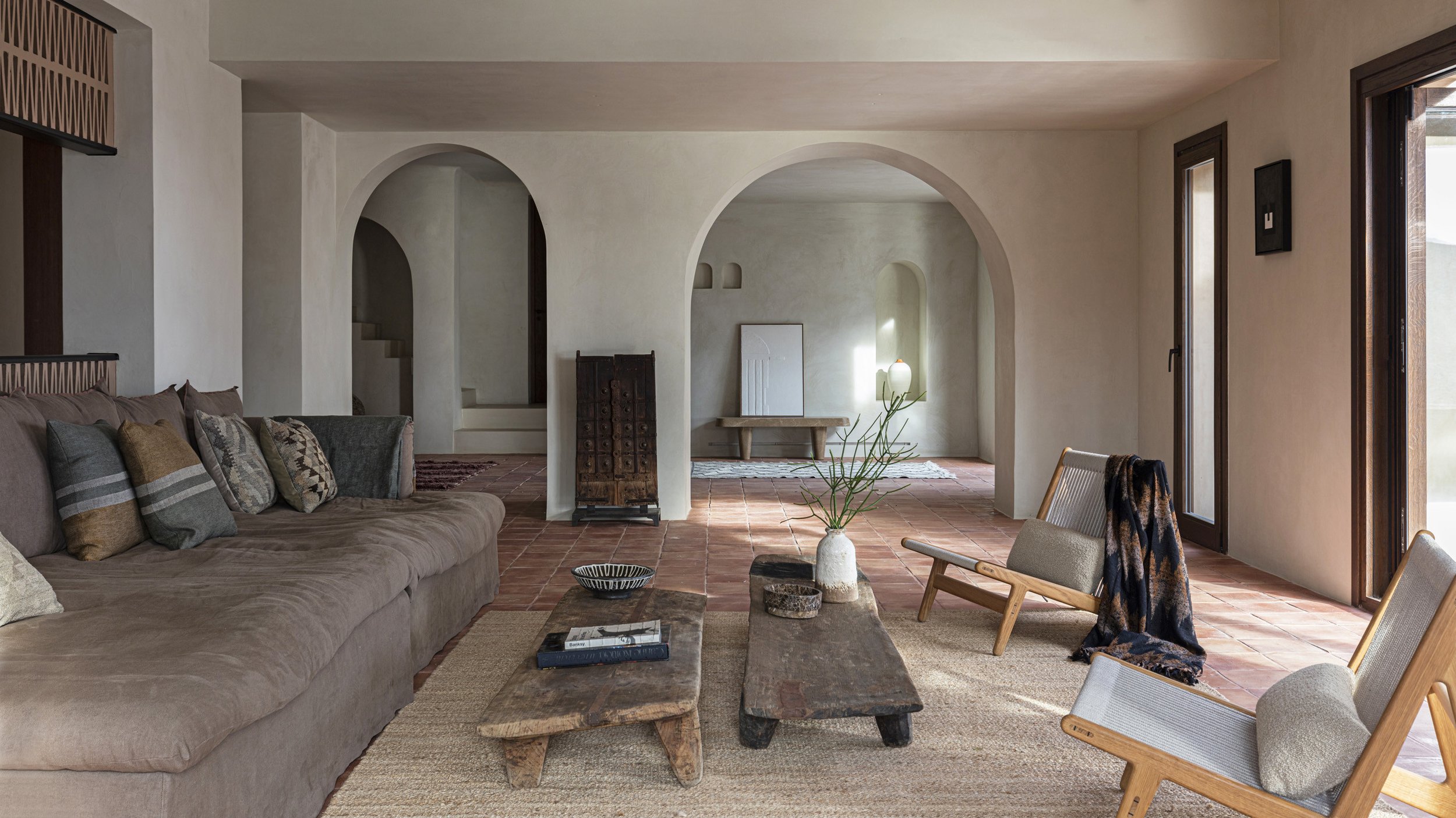 Luxury villa in Mykonos interior