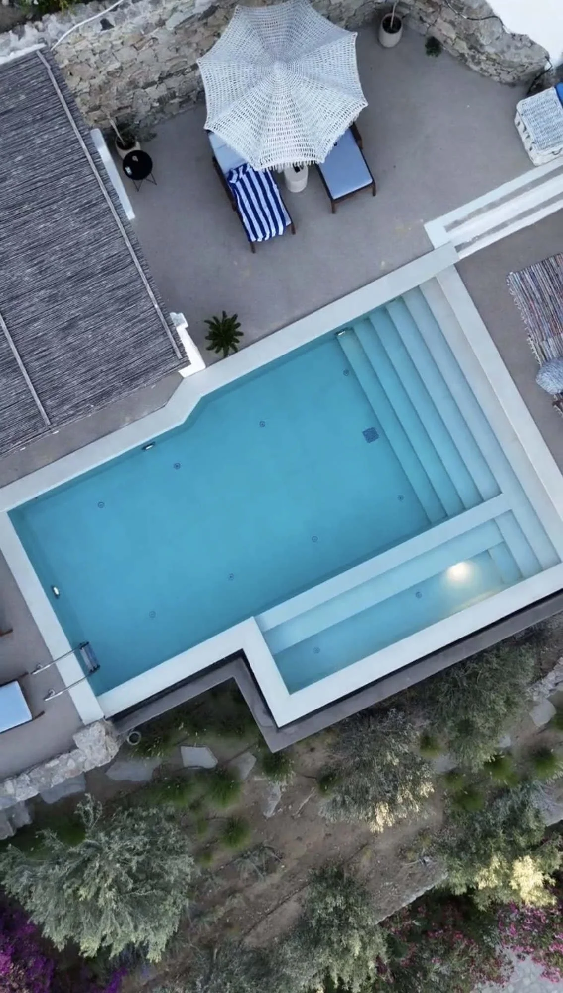Drone aerial shot for real estate video production