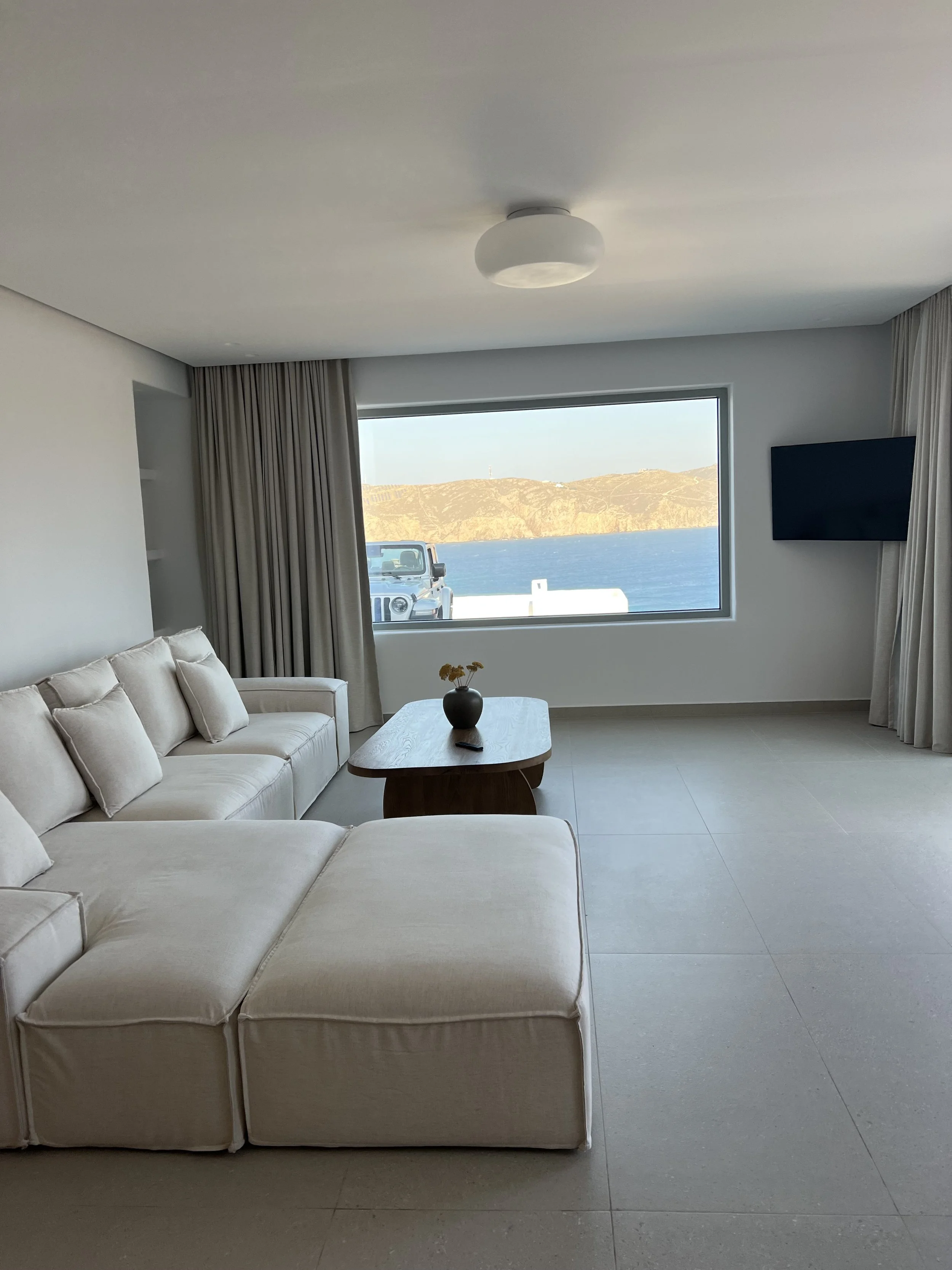 Mykonos villa interior. Rent now