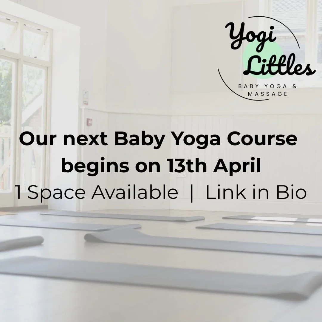 Grab the last spot 🤩

Baby Yoga Mini Course - 3 week series designed to teach you the core moves of baby yoga to help with your little one&rsquo;s development 🥰

Dates:
Mon 13th Apr
Mon 27th Apr
Mon 11th May

#babyyoga #yogaforbabies #babyclasses #