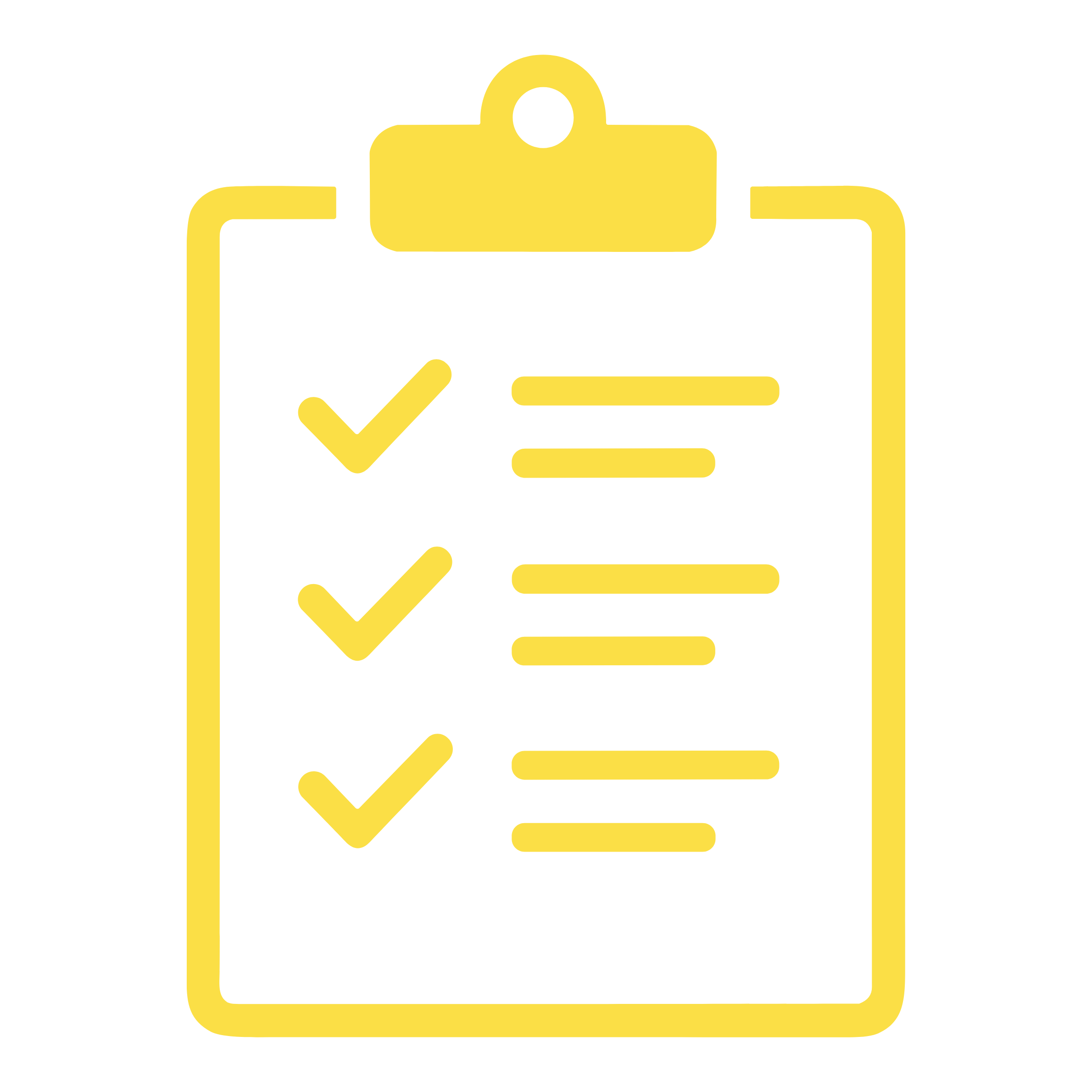 Stylized yellow icon of a computer monitor with a checkmark on the screen.