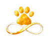 EOP — paw print and infinity emblem
