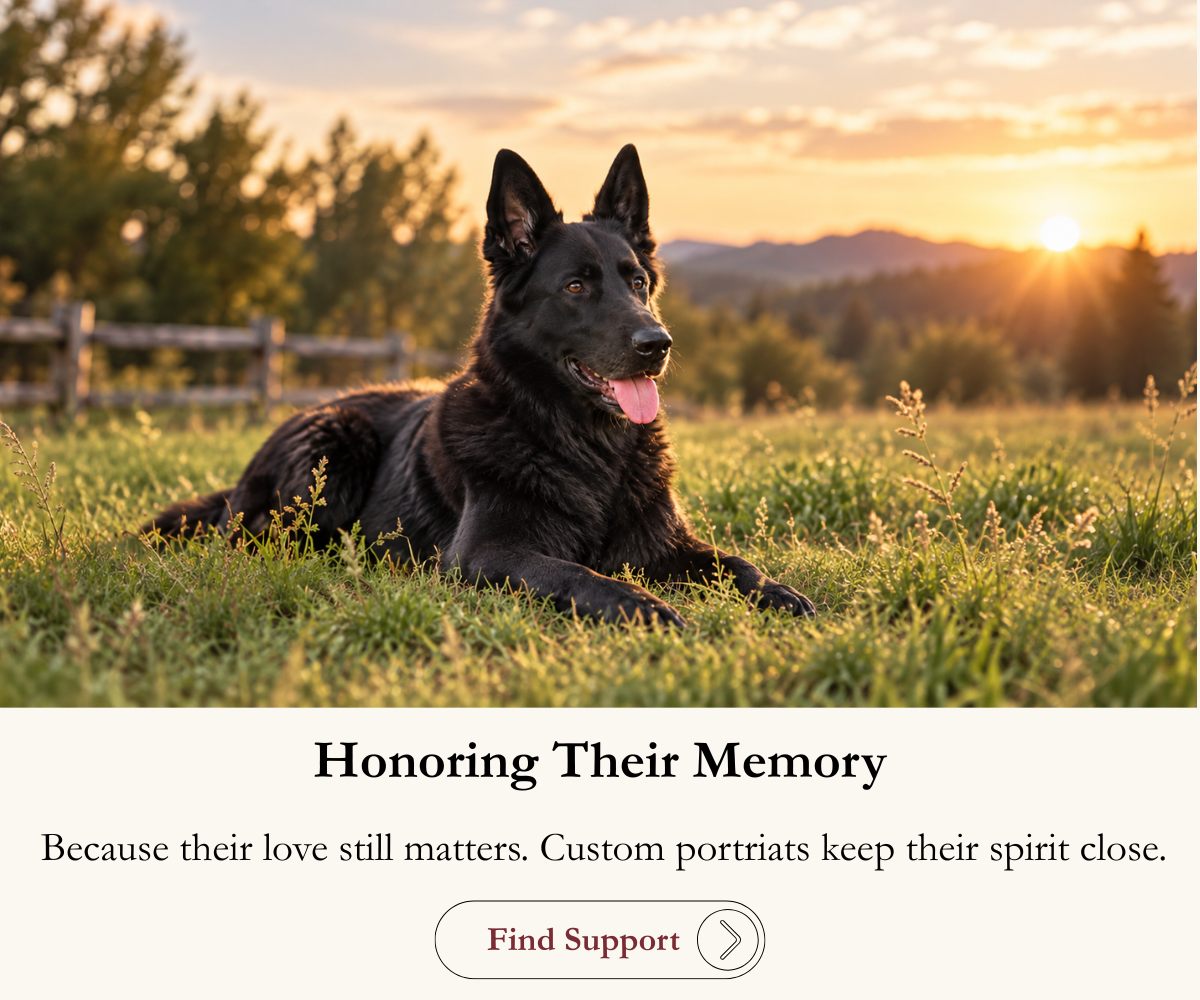 Honoring their memory with a memorial portrait can help keep their spirit close to your heart forever.