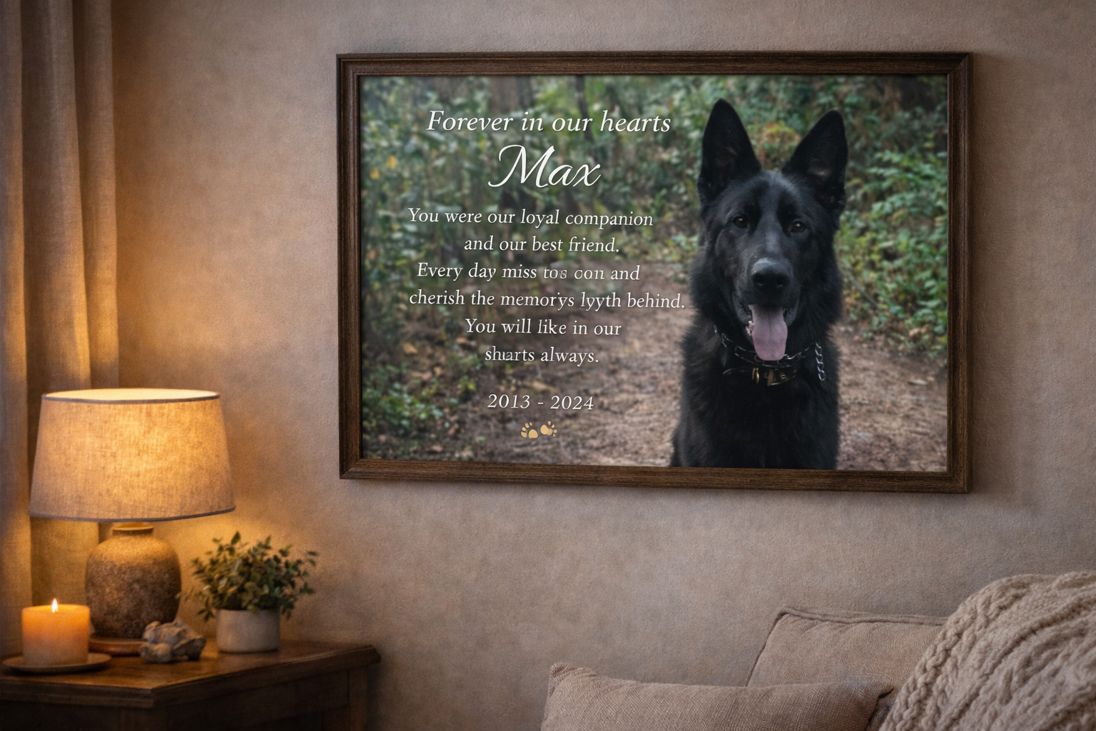 How to Display Memorial Photos: Honoring Your Dog's Legacy in Your Home