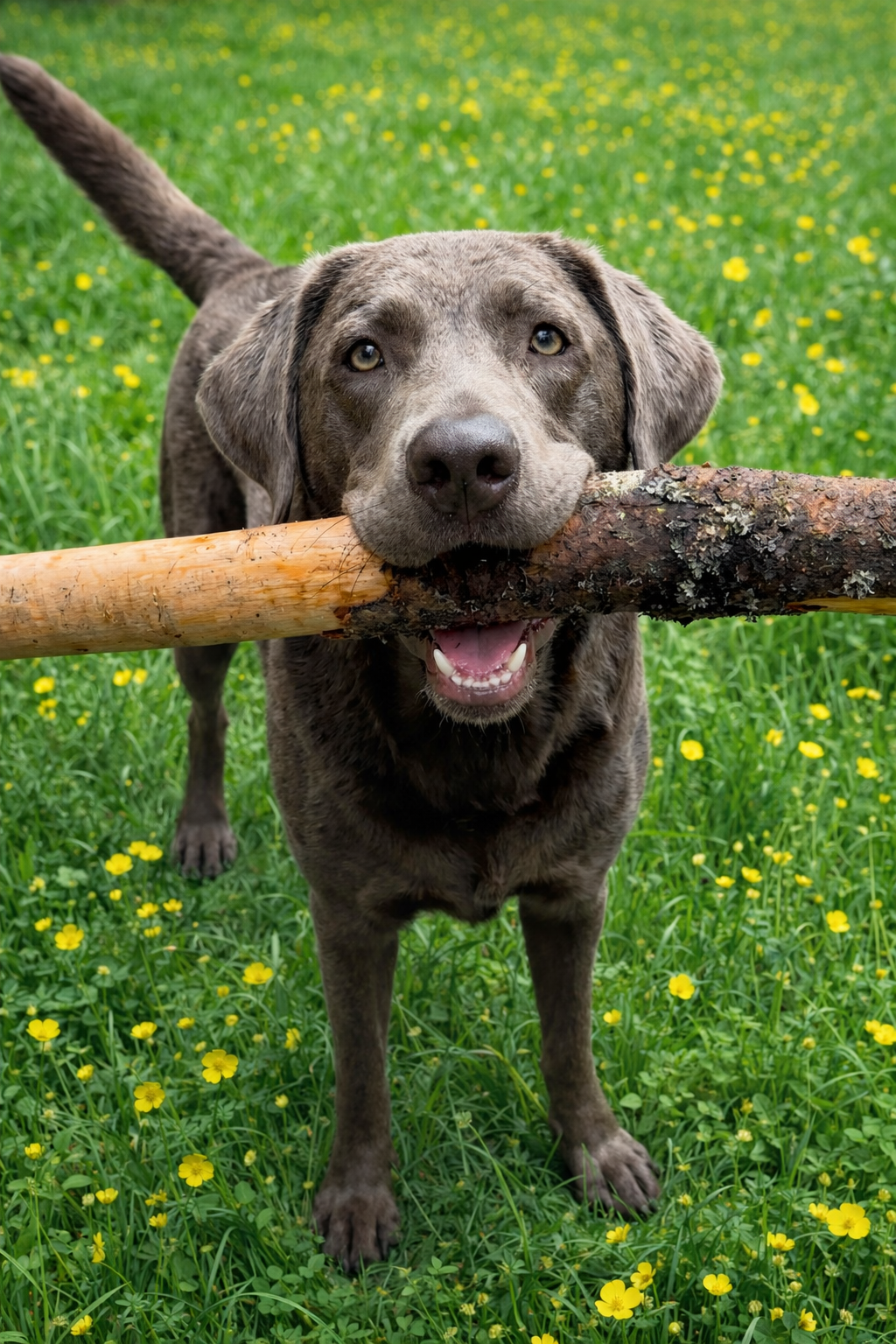 Nova carries the torch that Charlie lit, so that the mission of K9Hearts to help everyone feel the light of joy, stick by stick