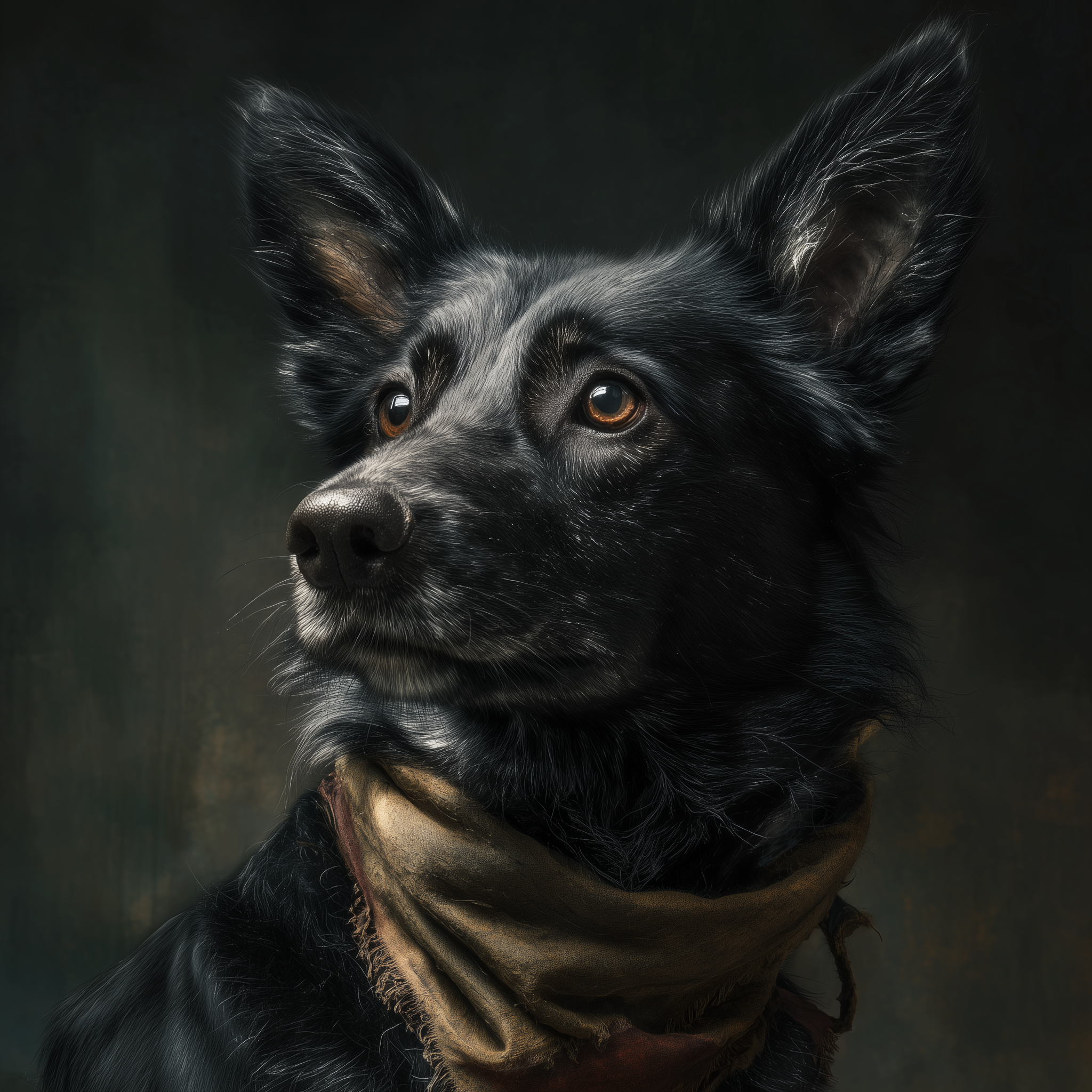 Ziva End of Paw Prints Legacy Portrait by K9Hearts.