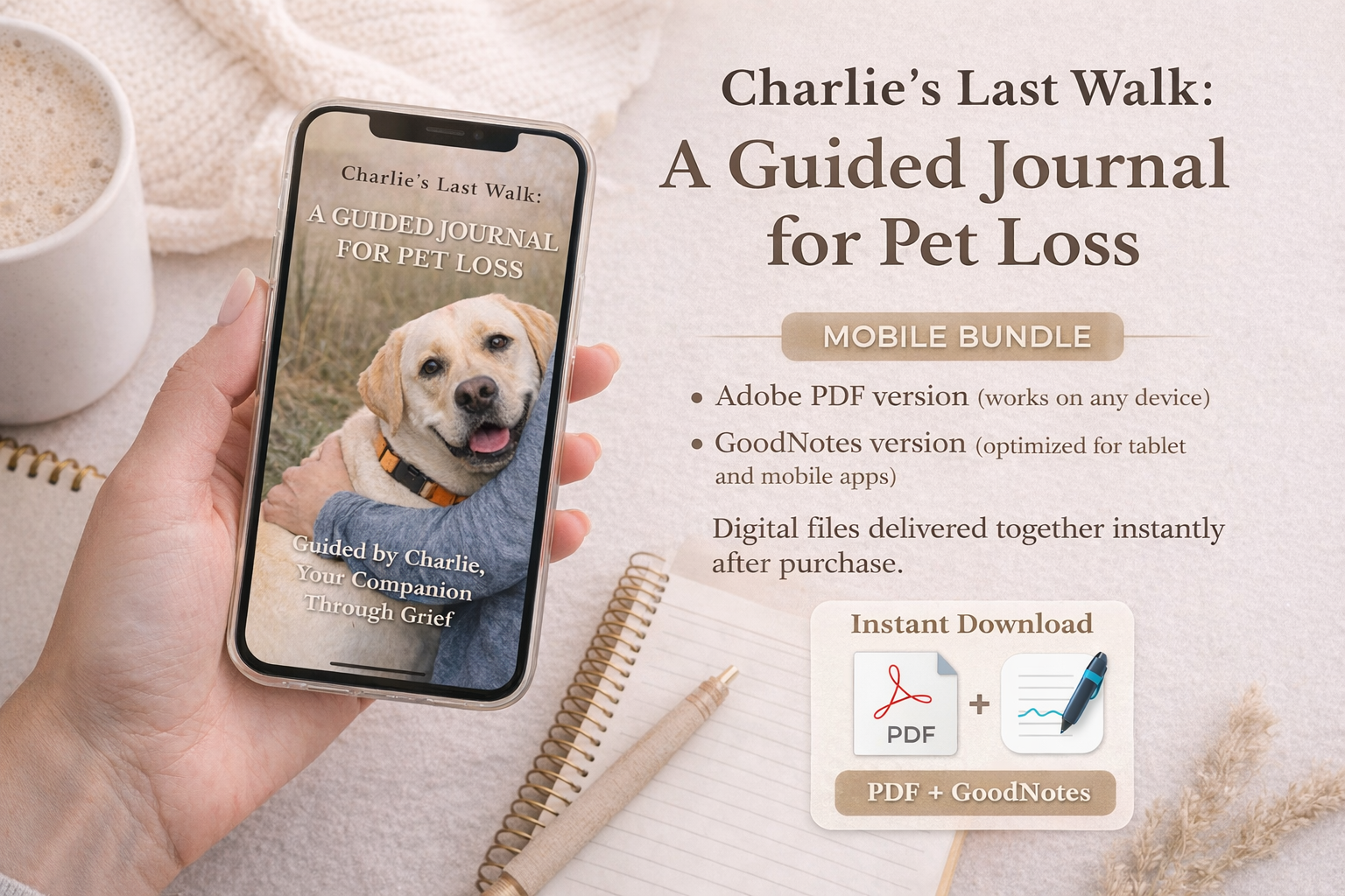 Charlie's Guided Journal — Mobile Digital Bundle