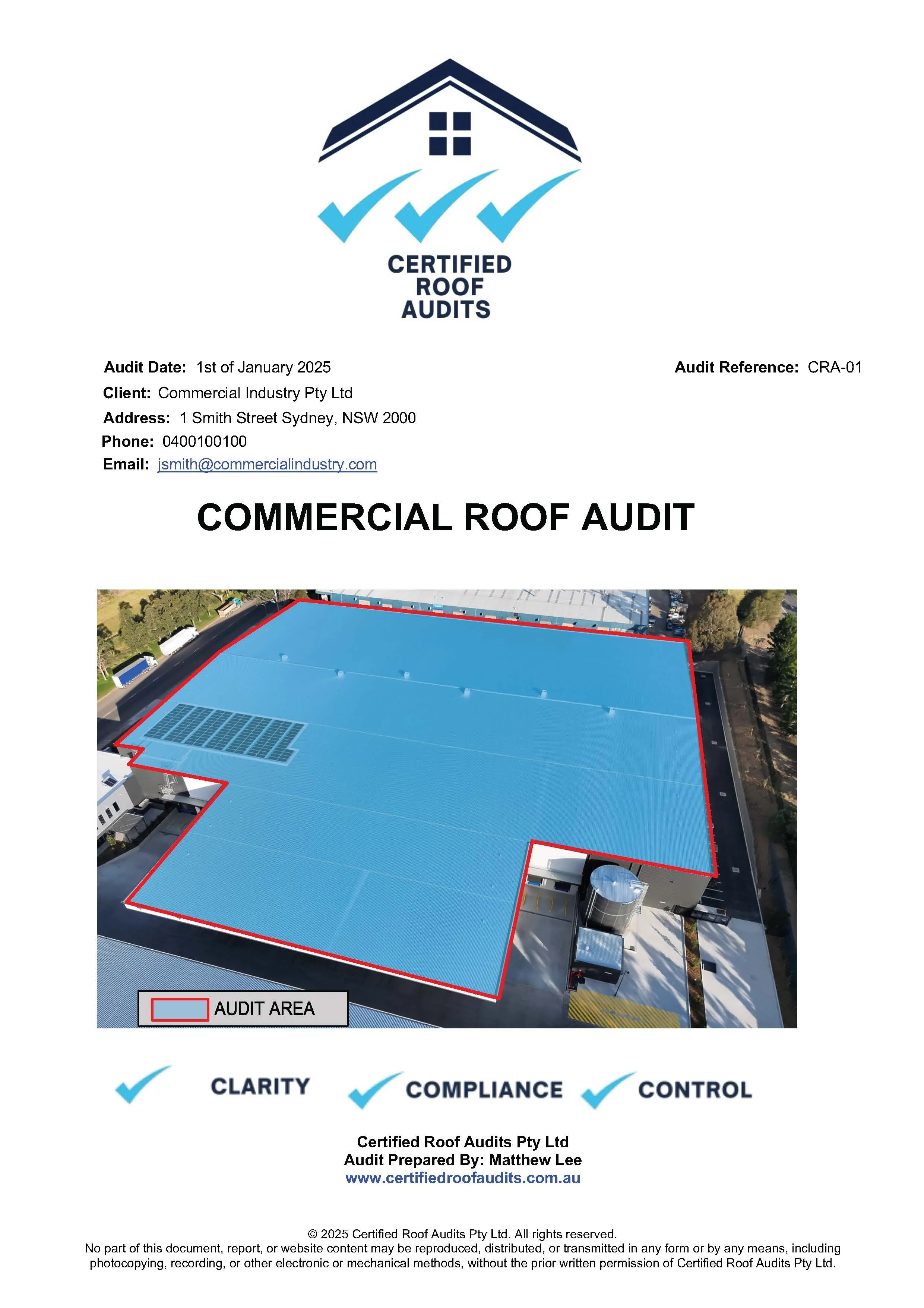 Commercial Roof Audit