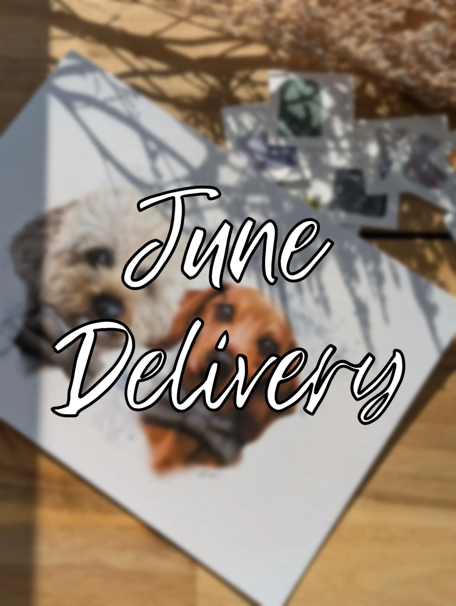 June Delivery - Pet Portrait Commission