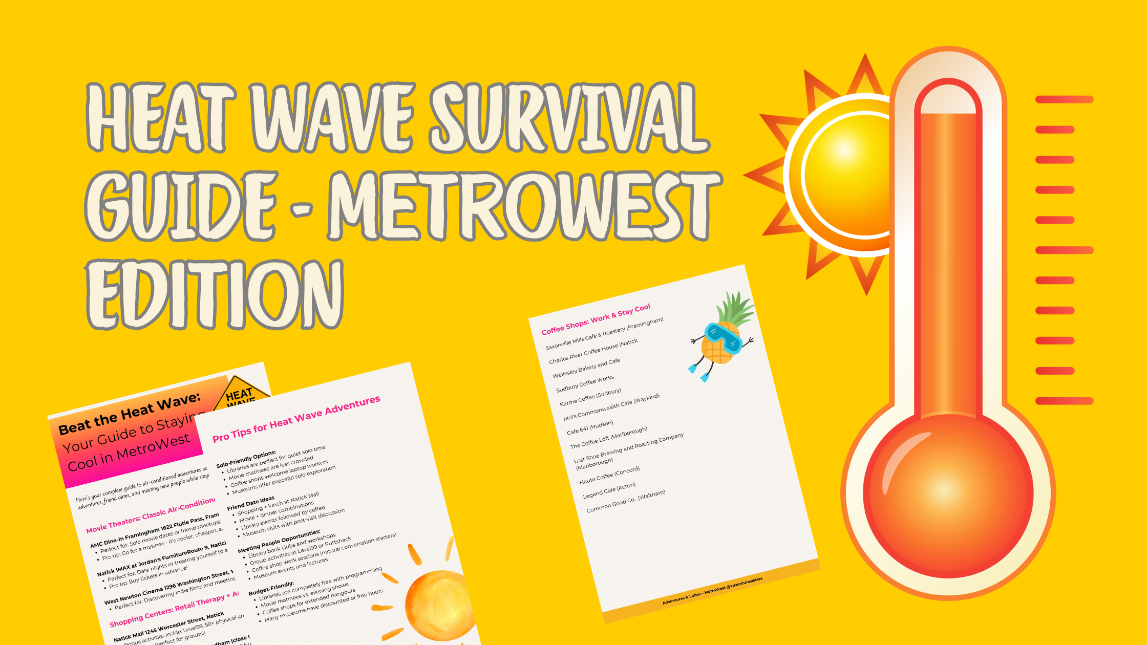 25+ Cool Indoor Activities in MetroWest MA | Heat Wave Survival Guide 2025