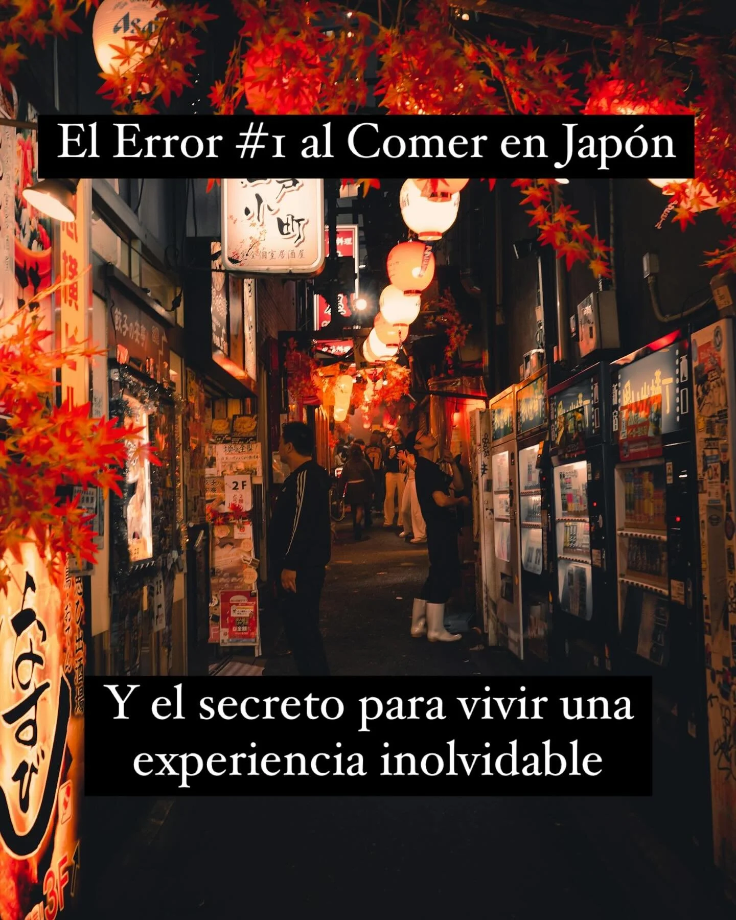 Jap&oacute;n es un para&iacute;so gastron&oacute;mico. Pero su verdadera alma culinaria no est&aacute; en los lugares m&aacute;s obvios.

El miedo a no saber qu&eacute; pedir nos hace caer a menudo en restaurantes para turistas, perdi&eacute;ndonos l