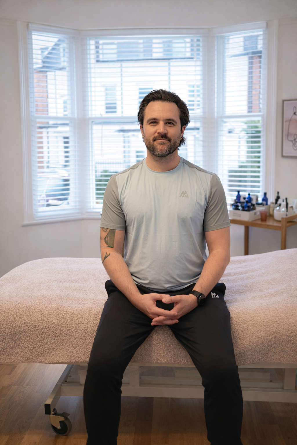 Physiotherapy, clinic, plinth