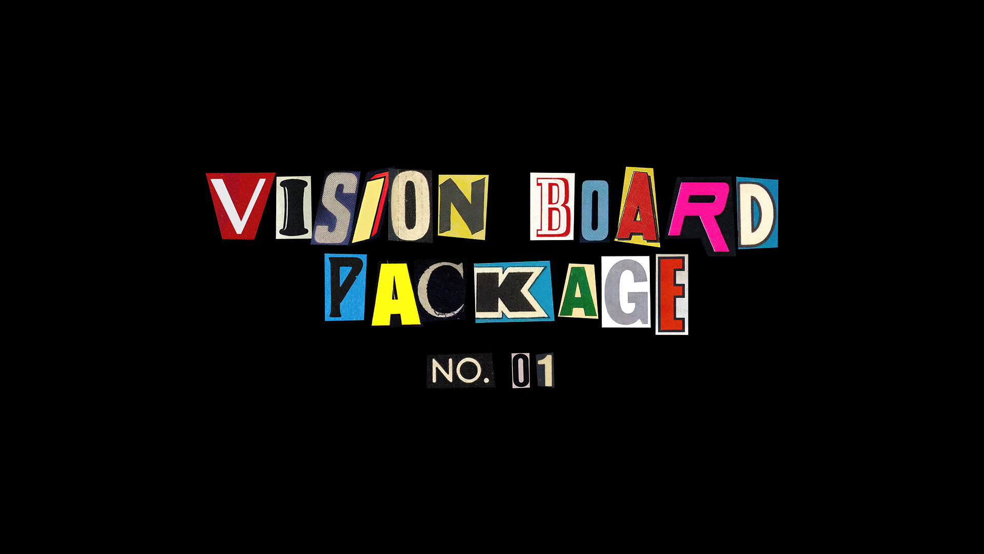 VISION BOARD PACKAGE 01