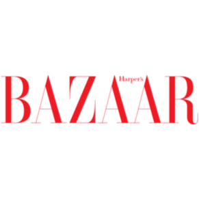 The logo of Harper's Bazaar magazine featuring the text 'BAZAAR' in red and 'Harper's' in smaller black letters above it.