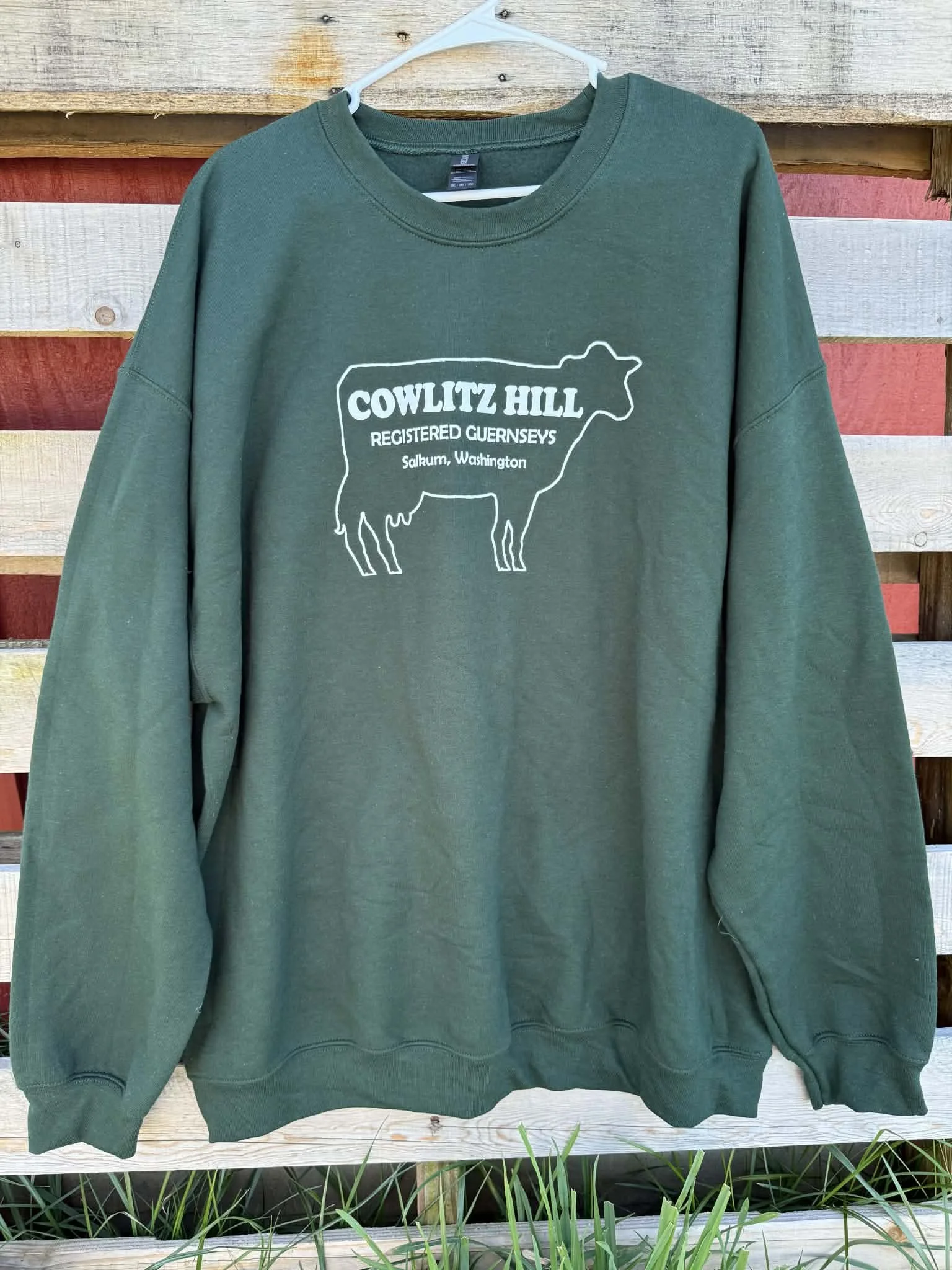 Cowlitz Hill Guernseys Crewneck Sweatshirt