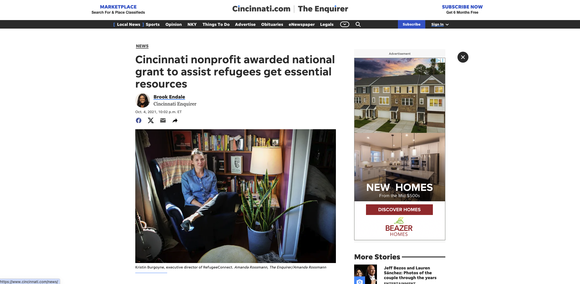 Local Editorial Coverage of Program