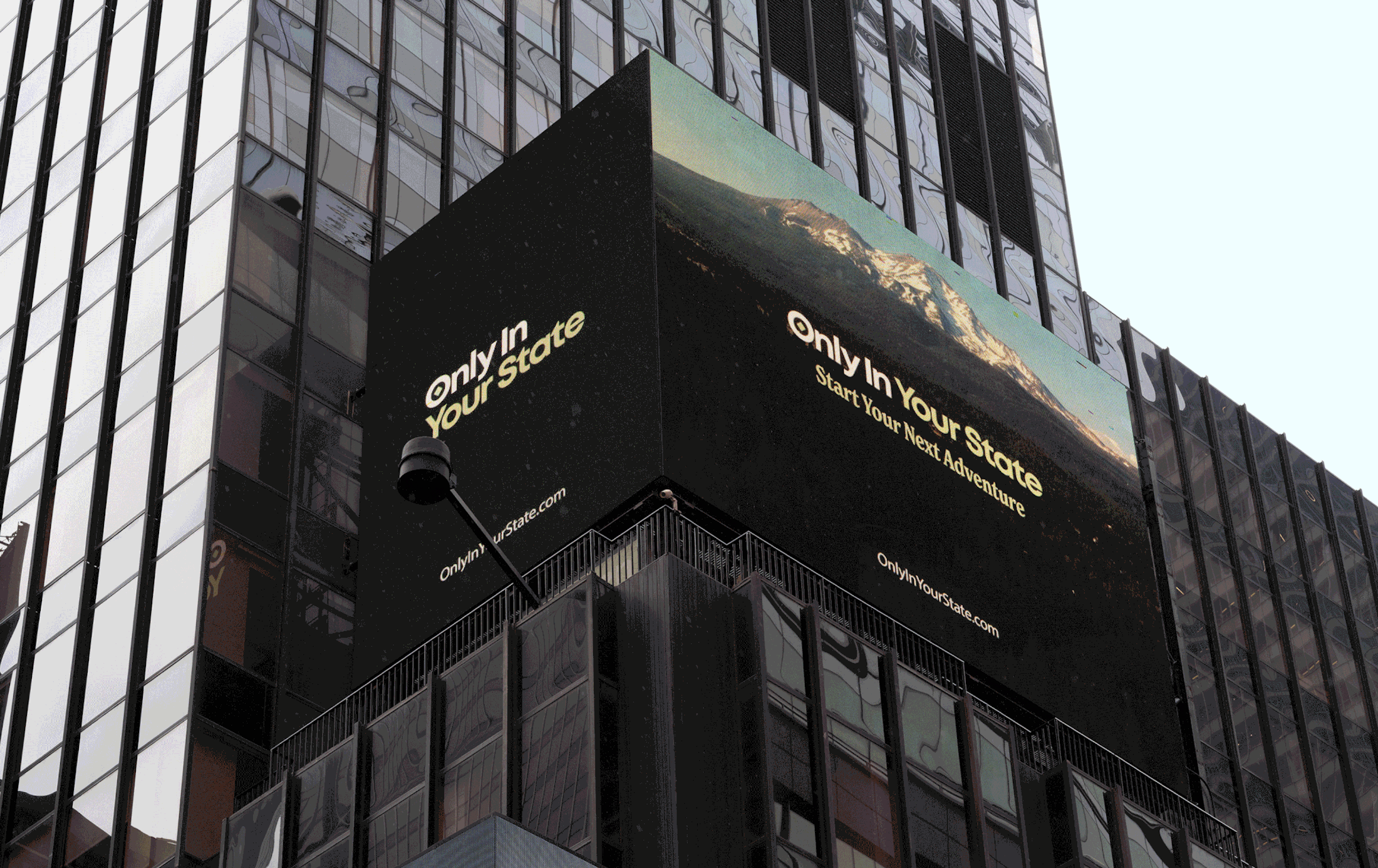 Time's Square Billboard During Relaunch Week