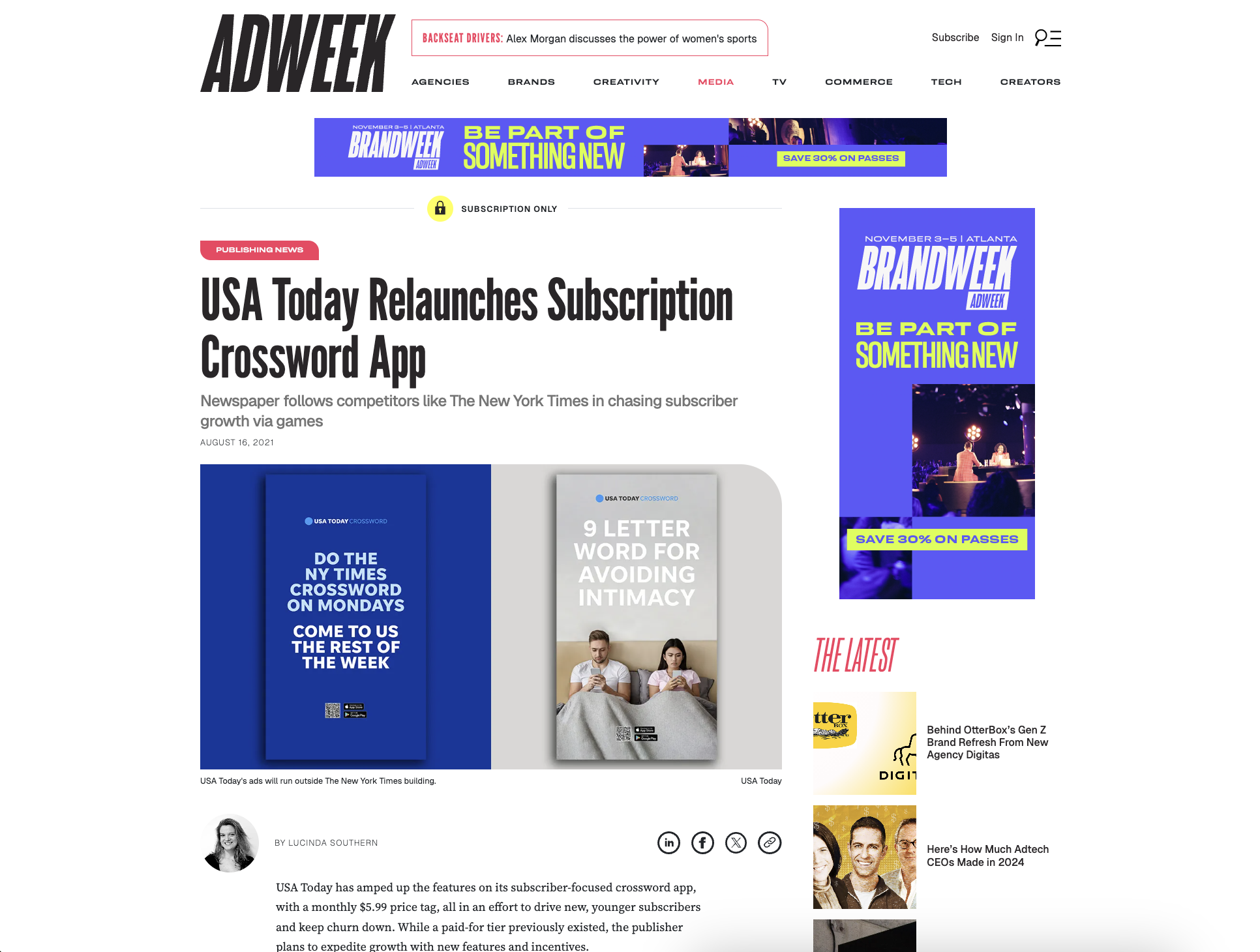 Adweek Coverage