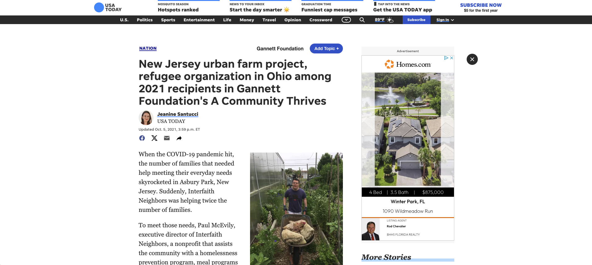 USA TODAY Coverage of Winning Organization