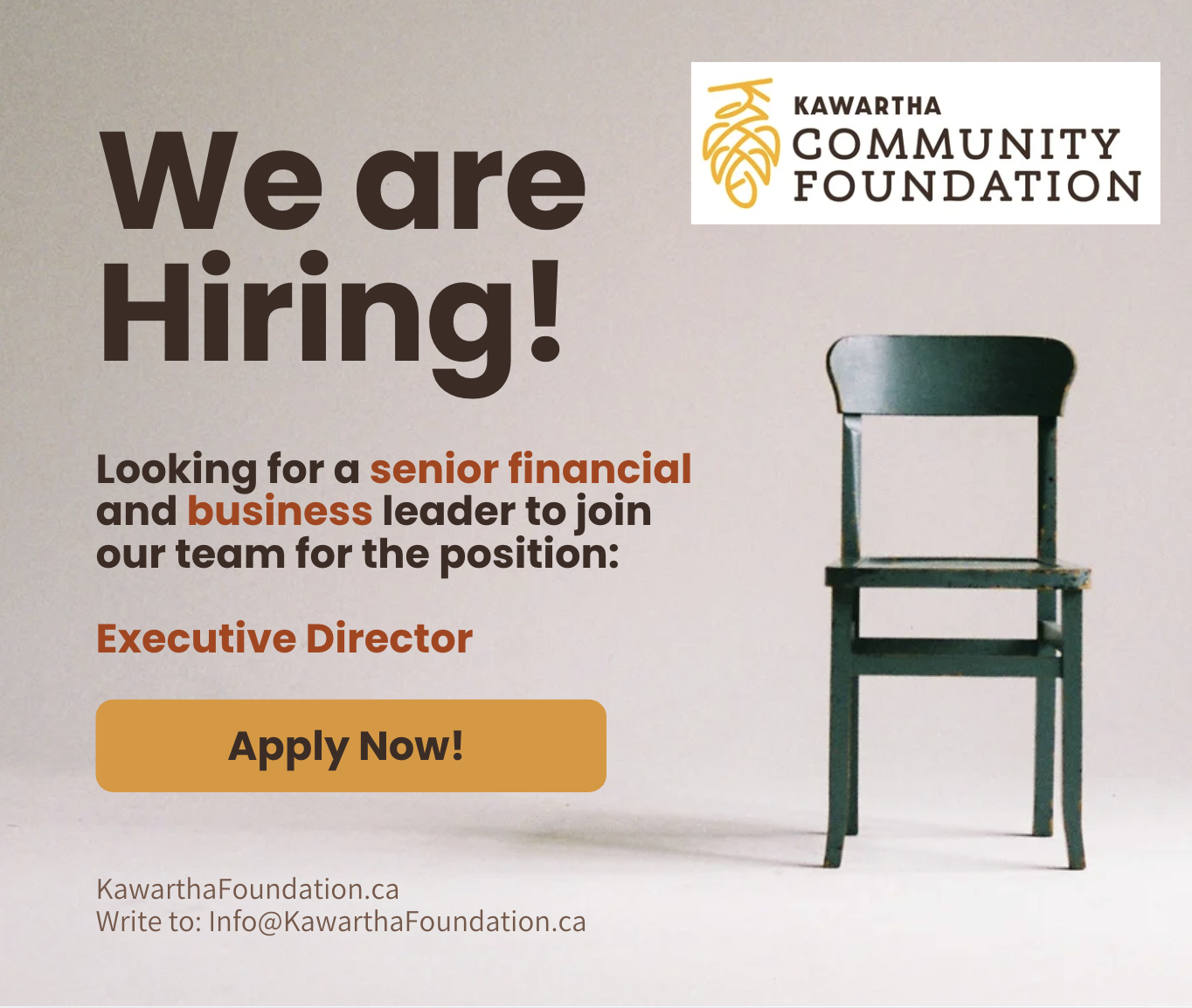 Seeking a new Executive Director
