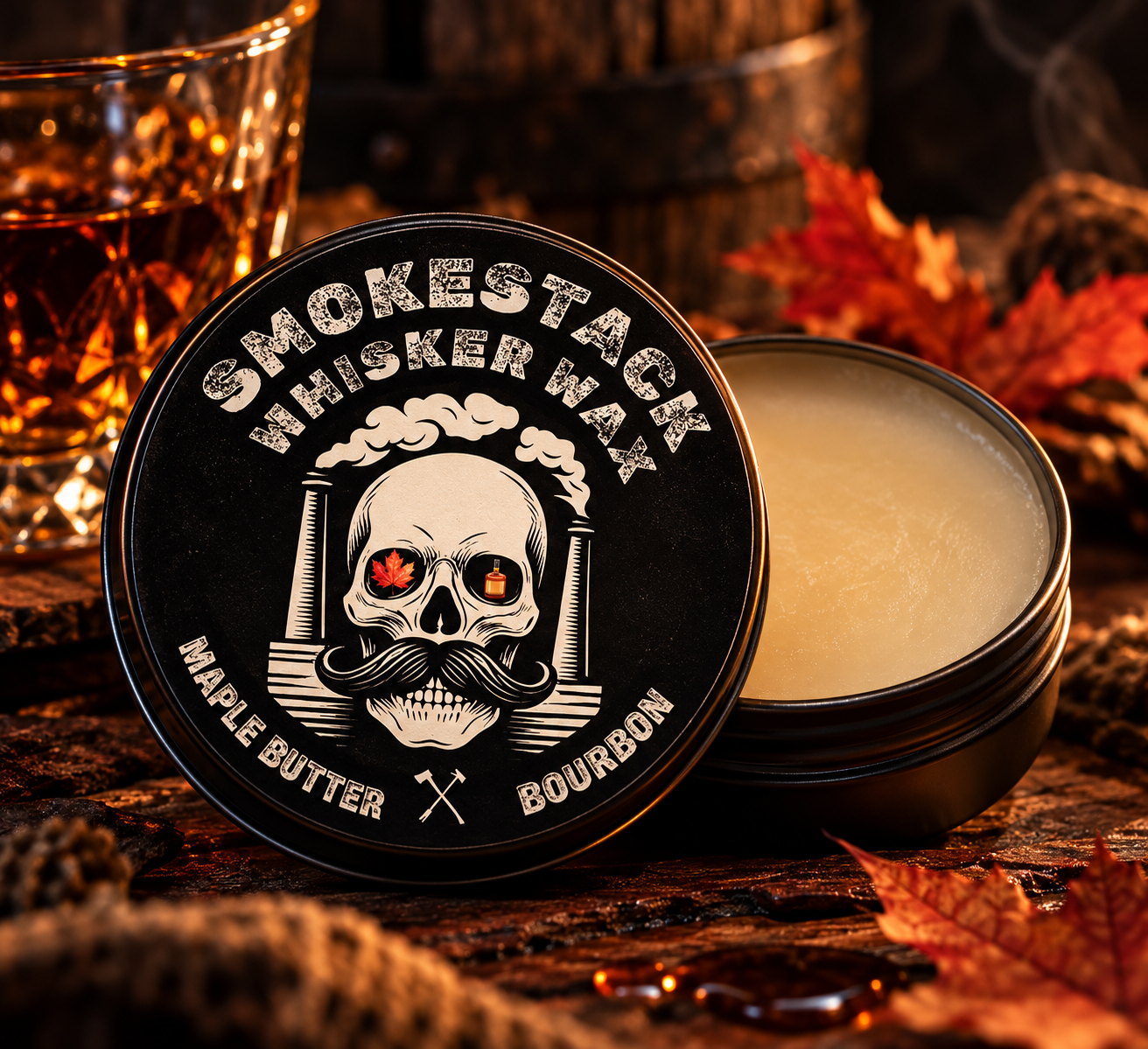 Smokestack Maple Bourbon Wax Tin.png