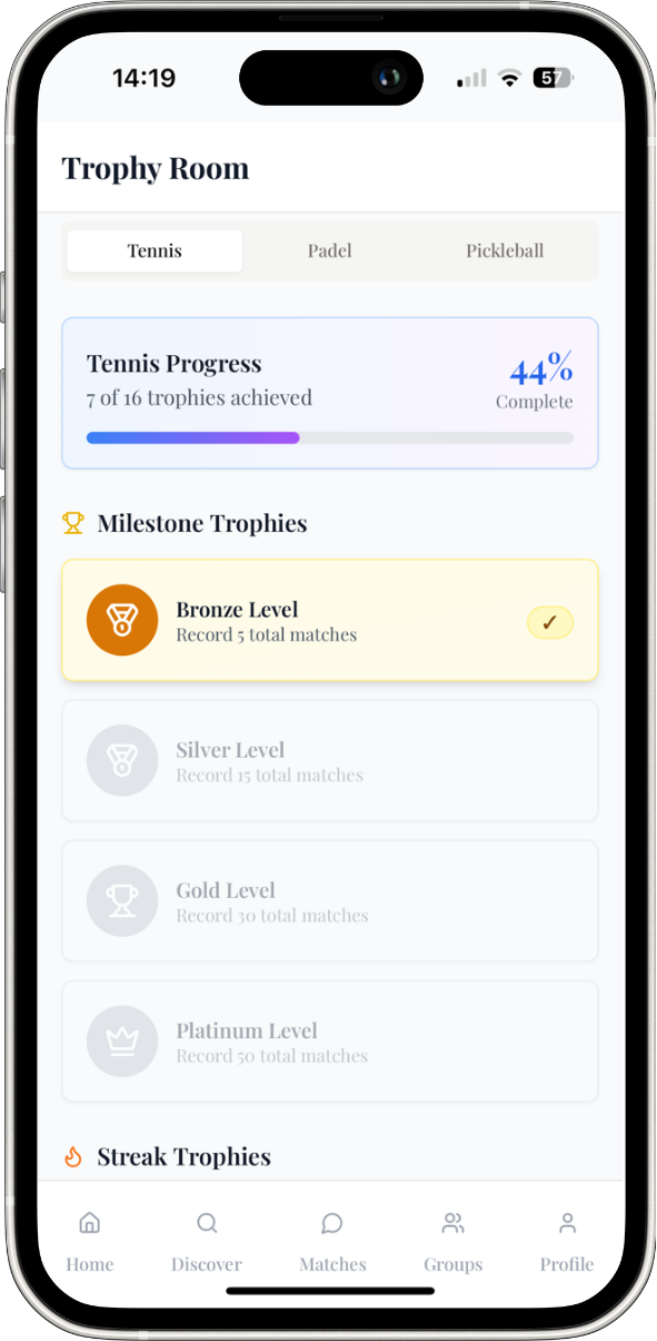 Play more and earn achievement badges