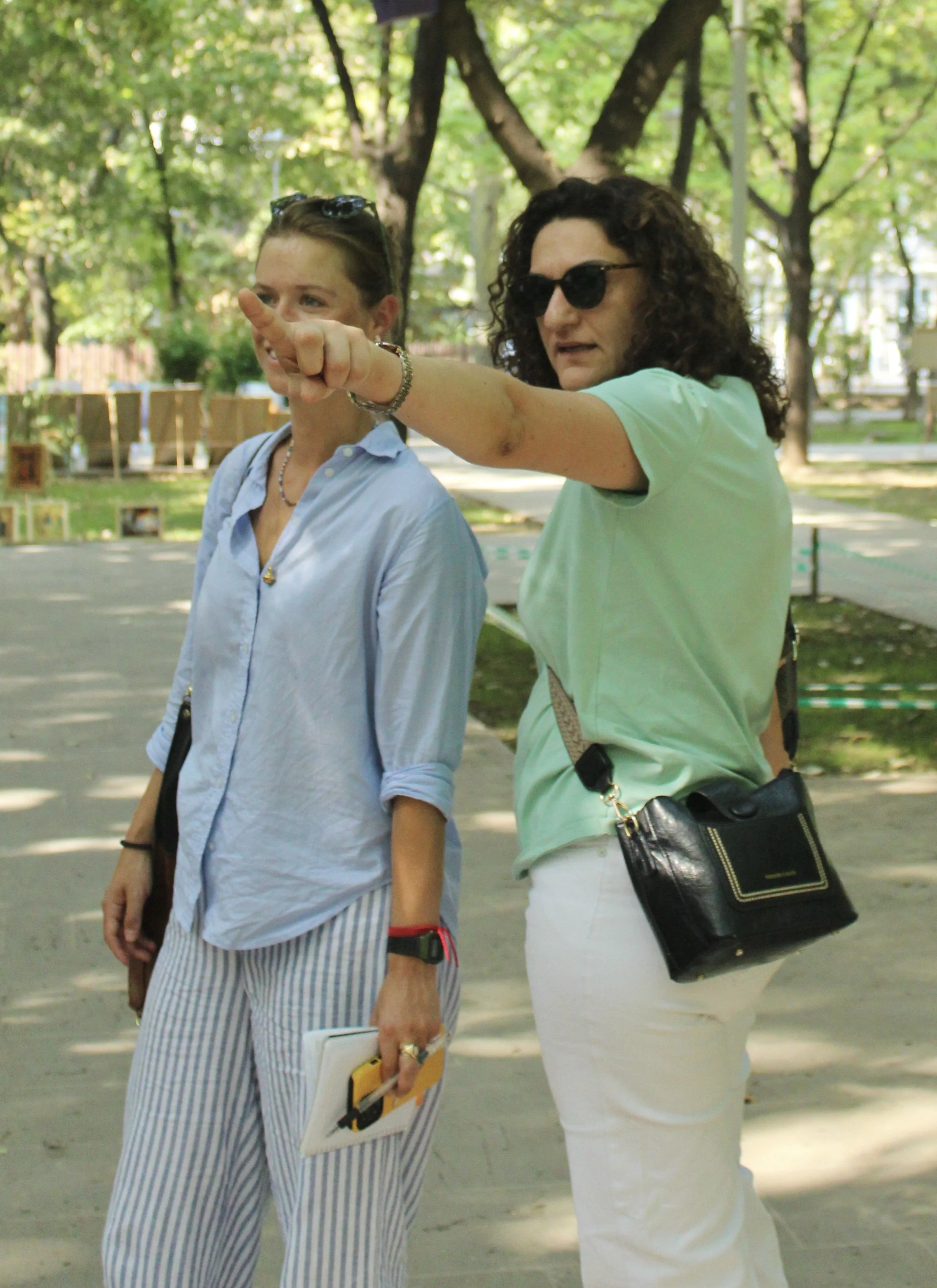 Liana shows us around Yerevan