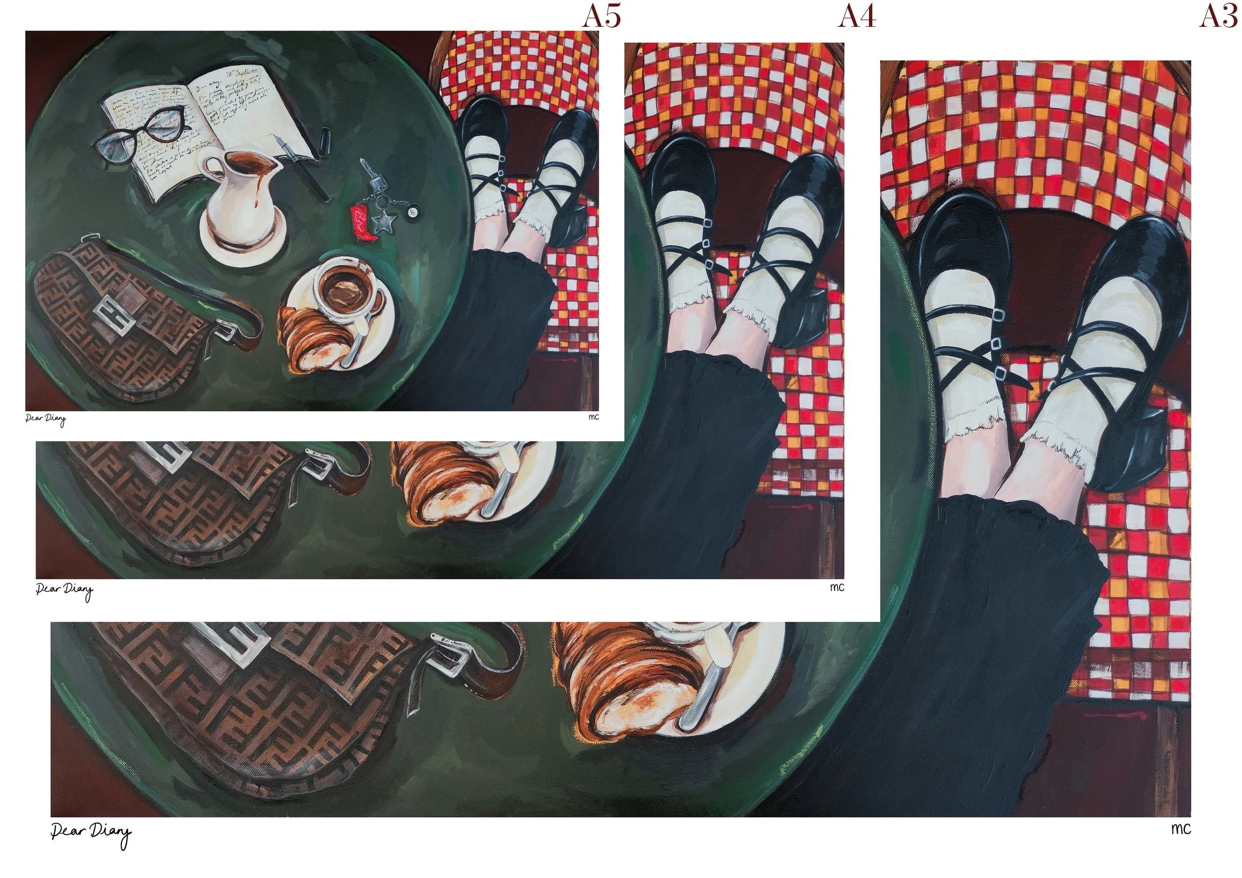 DEAR DIARY - A3:4:5 Print.jpg