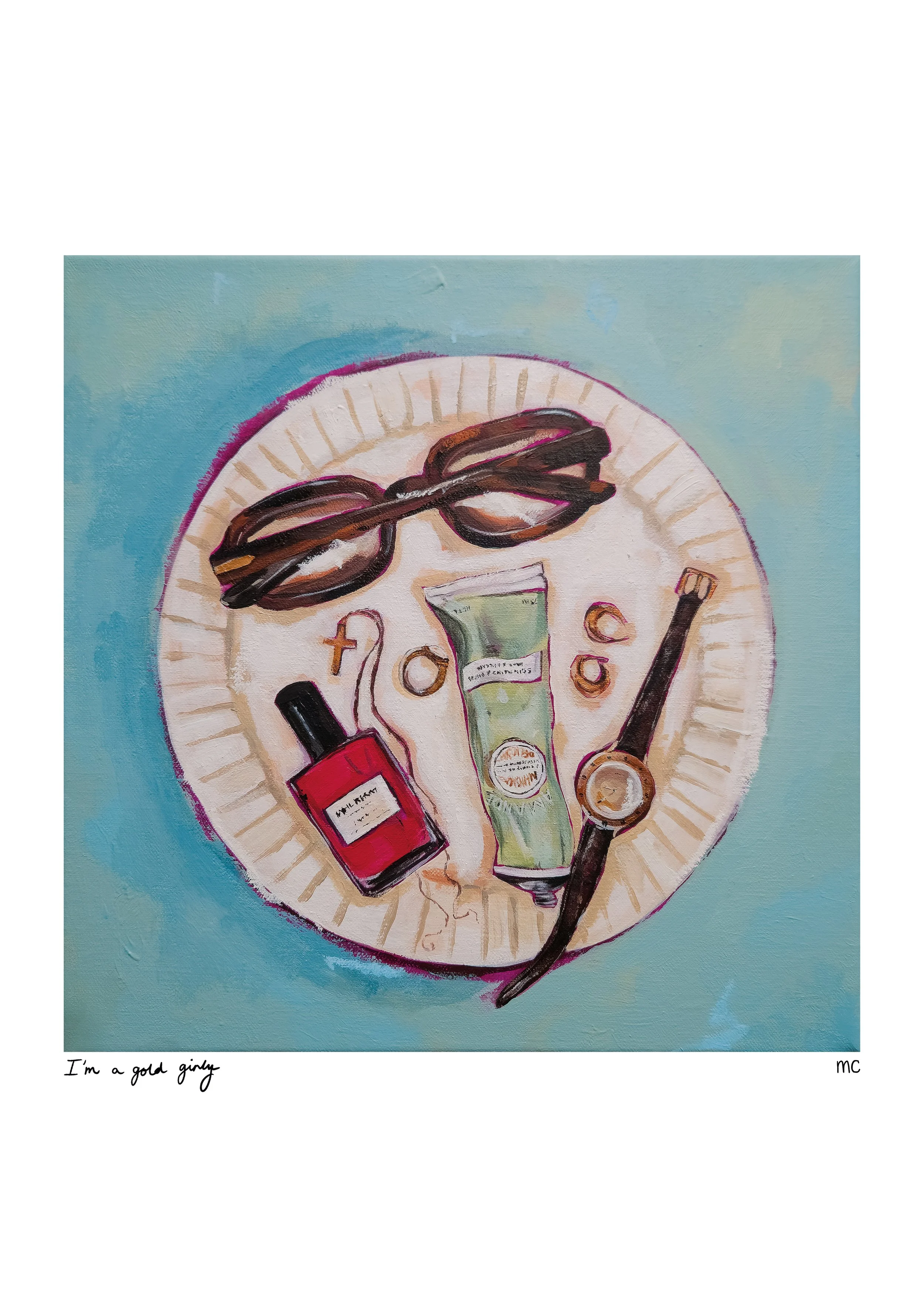 I’m a gold girly - Print