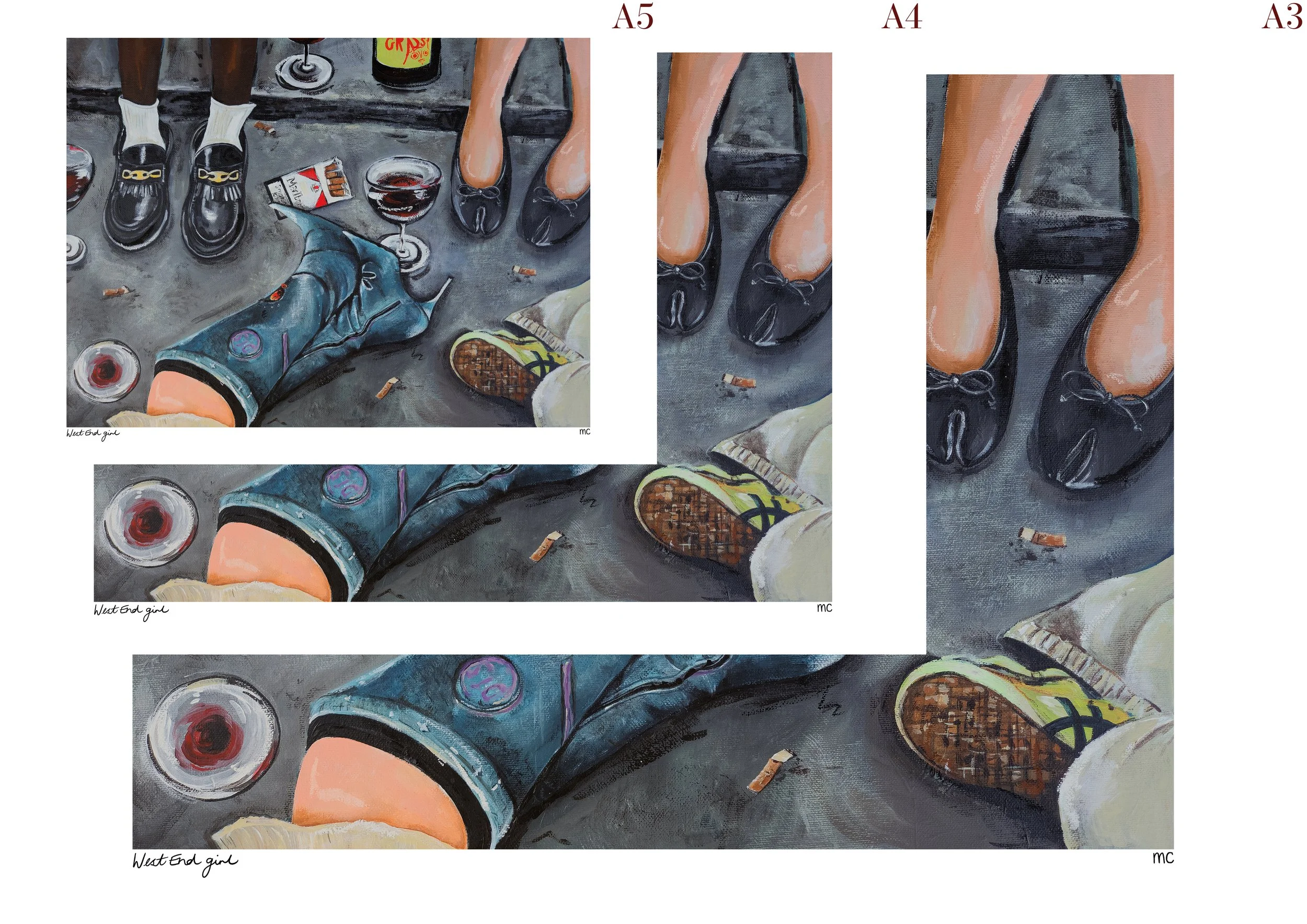 West End Girl - A3:4:5 Print.jpg