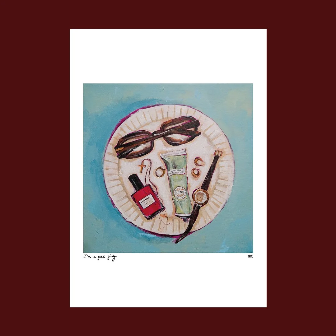 I’m a gold girly - Print