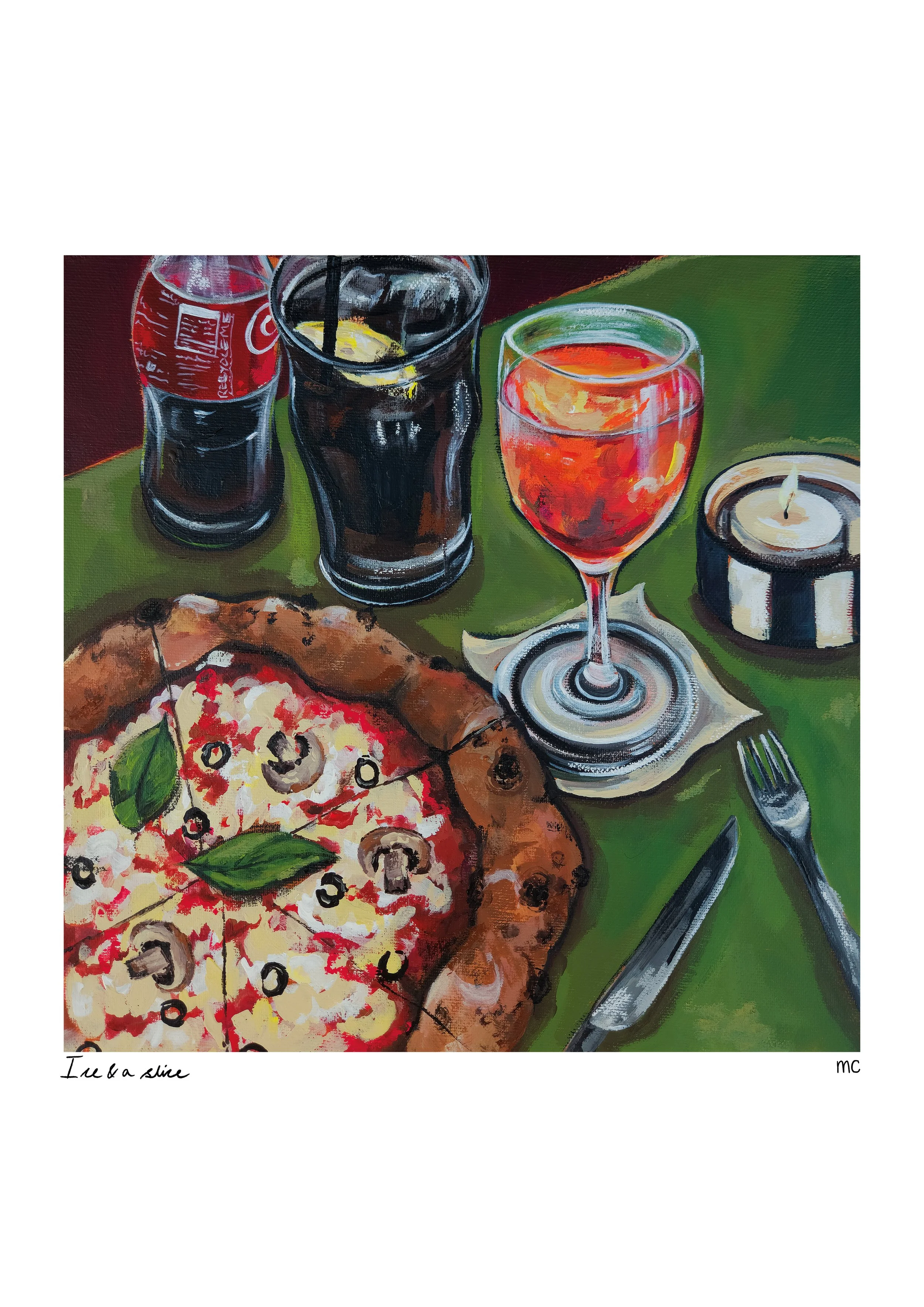 Ice & a slice - Print