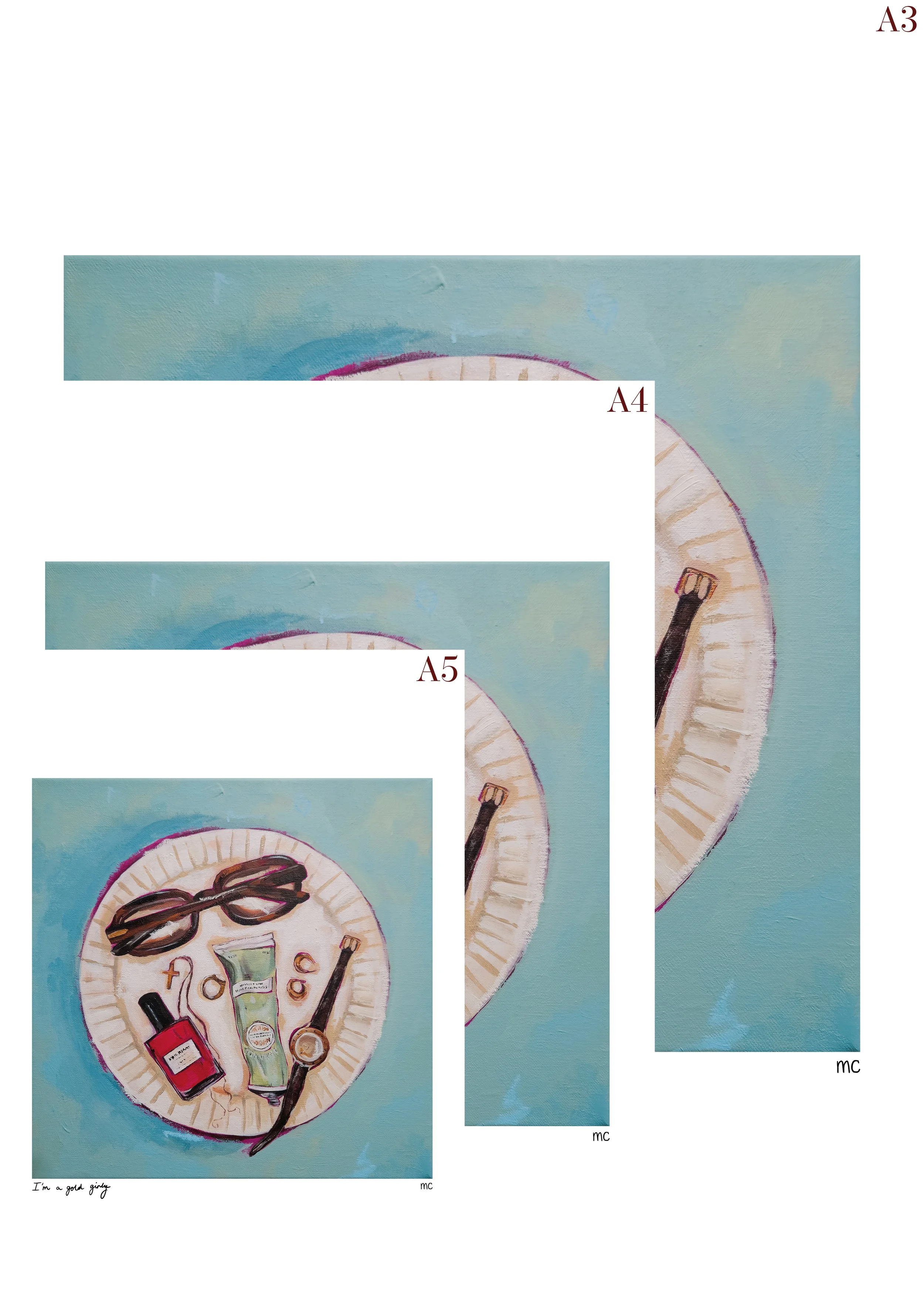 I'm a gold girly - A3:4:5 Print.jpg