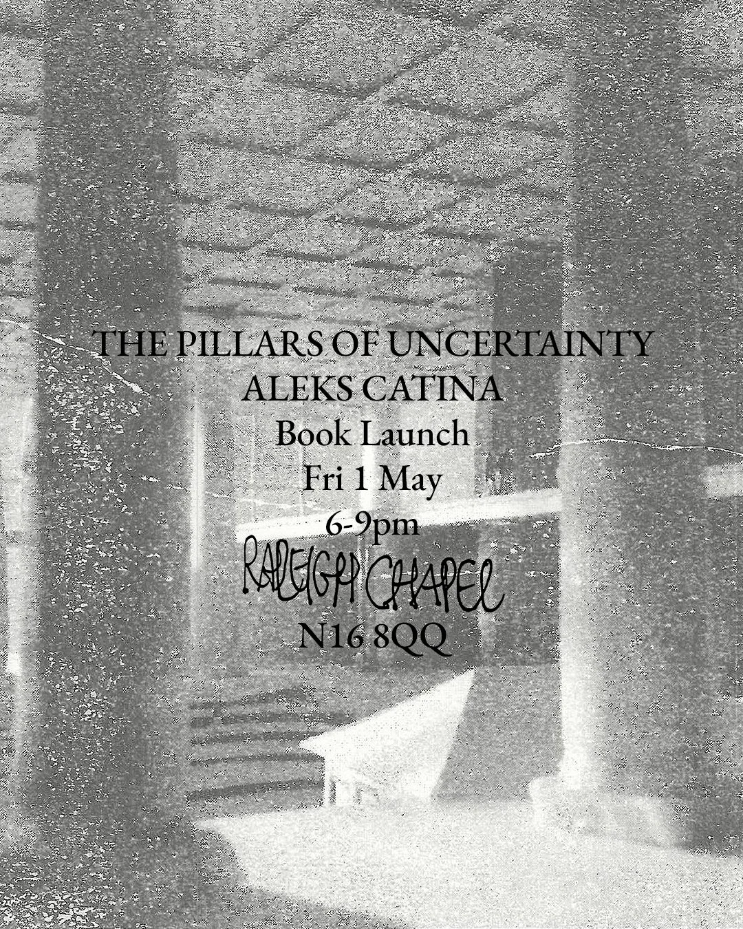 01/05 – Aleks Catina “The Pillars of Uncertainty” Launch