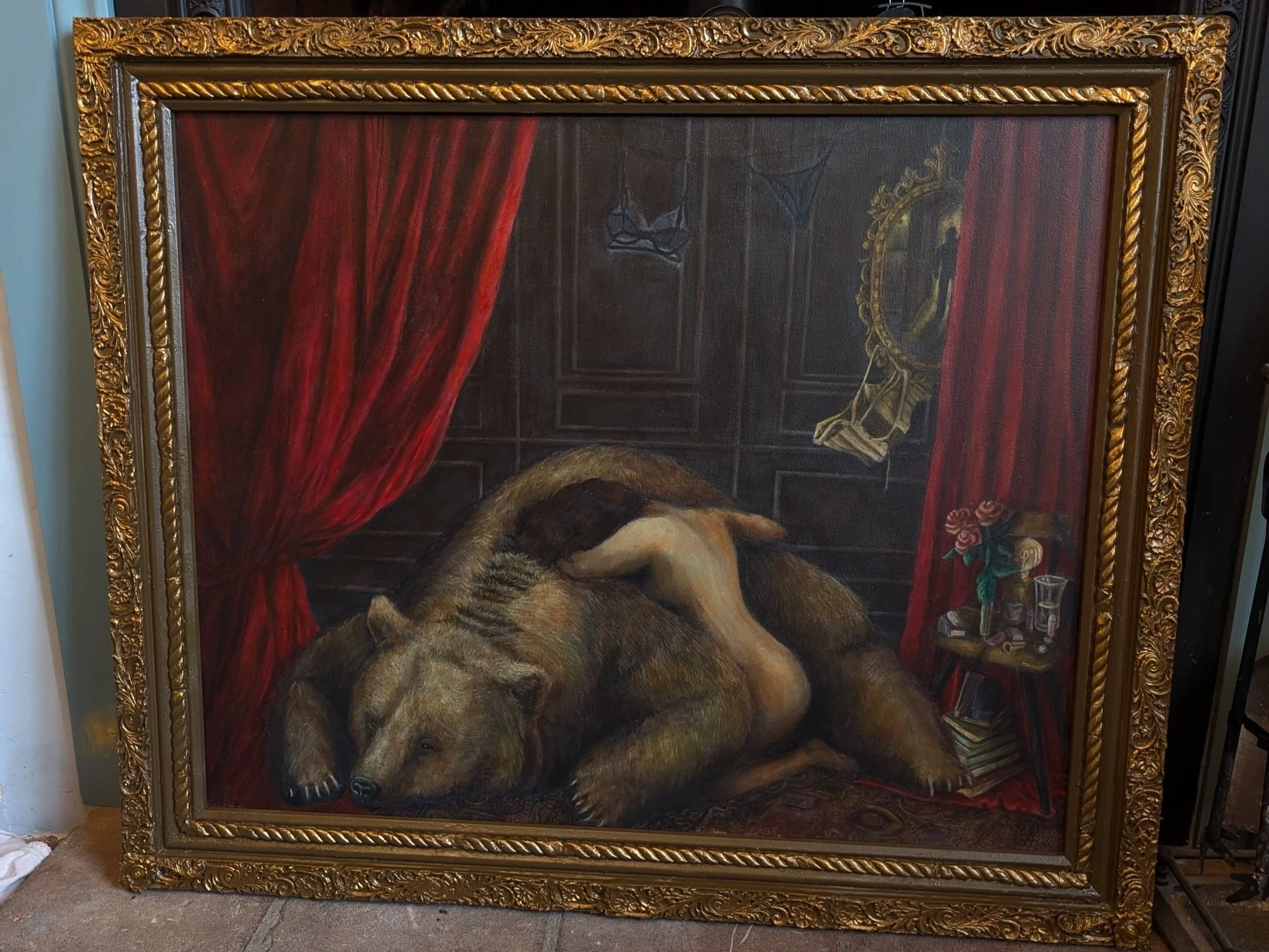 'The Choice' complete in its frame