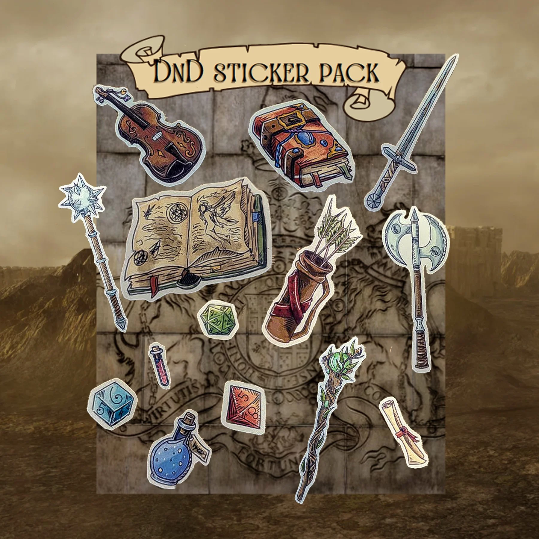 Blind Bag Stickers - Dungeons and Dragons