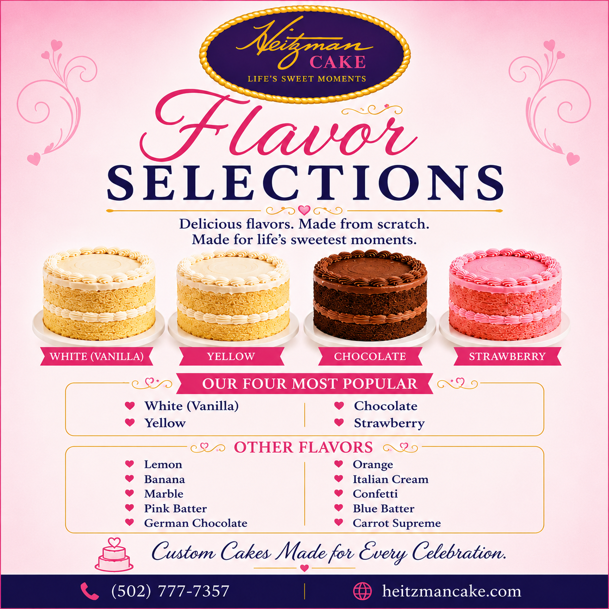 cake-flavors-heitzman-bakery-louisville- ky