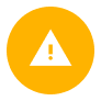 Warnschild mit gelbem Hintergrund und Ausrufezeichen in einem Dreieck