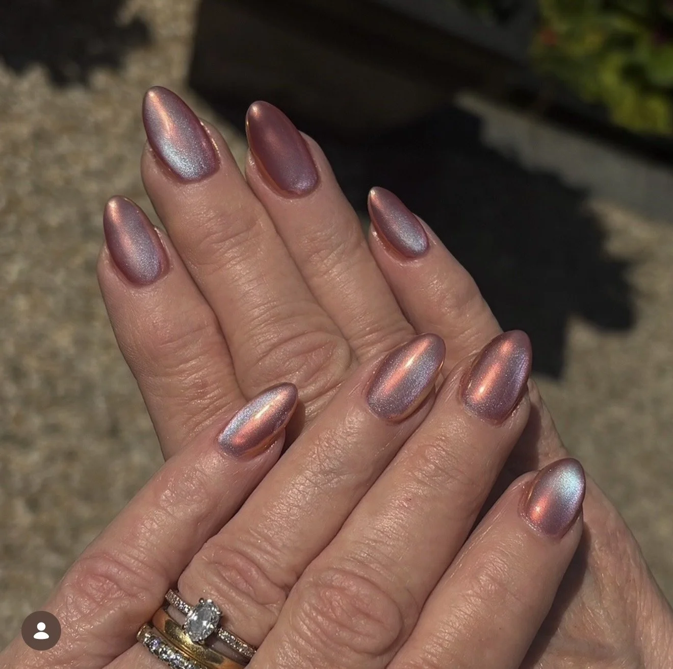 Nail technician training result — gel polish application by Gratia Nail Academy student